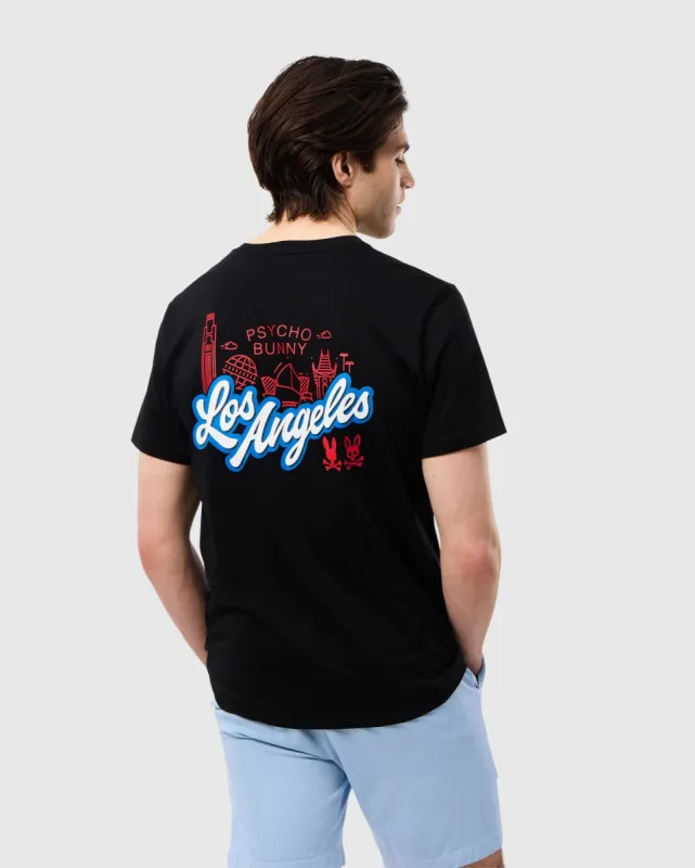 MENS LOS ANGELES CITY TEE - B6U861A2PC sold by Psycho Bunny