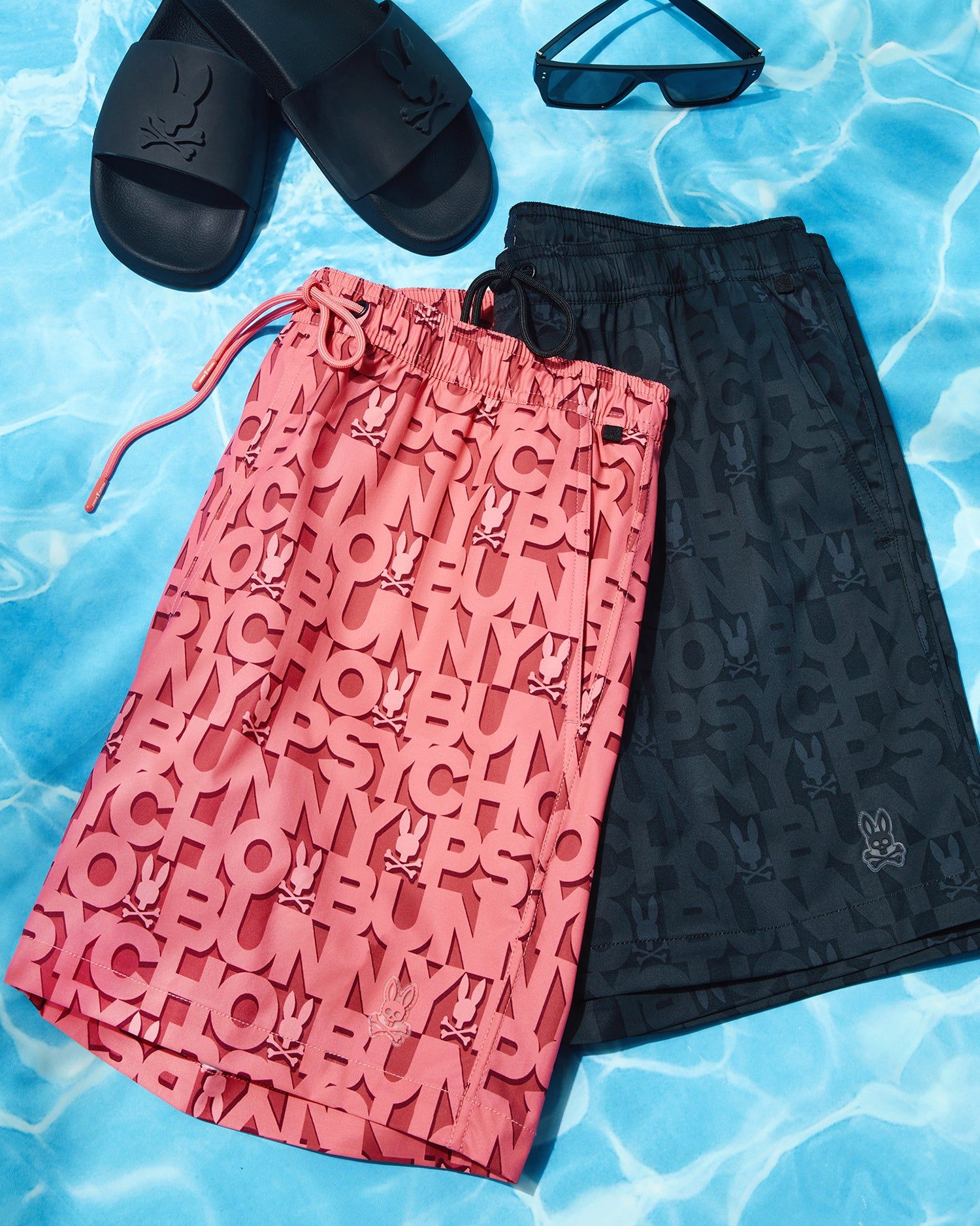 MENS DAMON ALL OVER PRINT LIGHTWEIGHT SWIM TRUNK - B6W970Y1PO sold by Psycho Bunny product image thumbnail 5