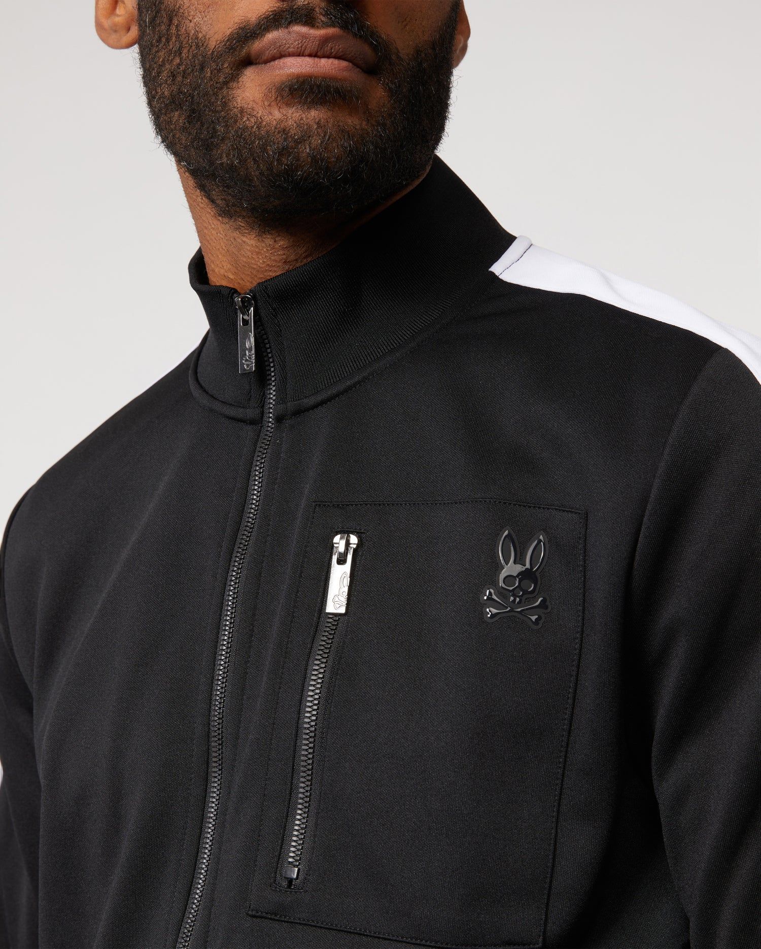 MENS MORO KNIT TRACK JACKET - B6S137W1CP sold by Psycho Bunny product image thumbnail 4