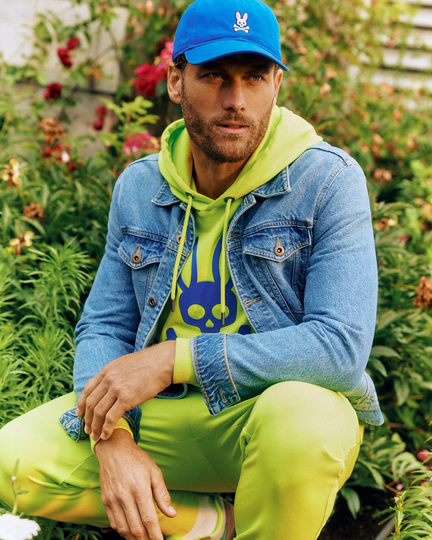 MENS POSEN MATTE RELAXED FIT HOODIE - B6H329Z1FT sold by Psycho Bunny product image thumbnail 4