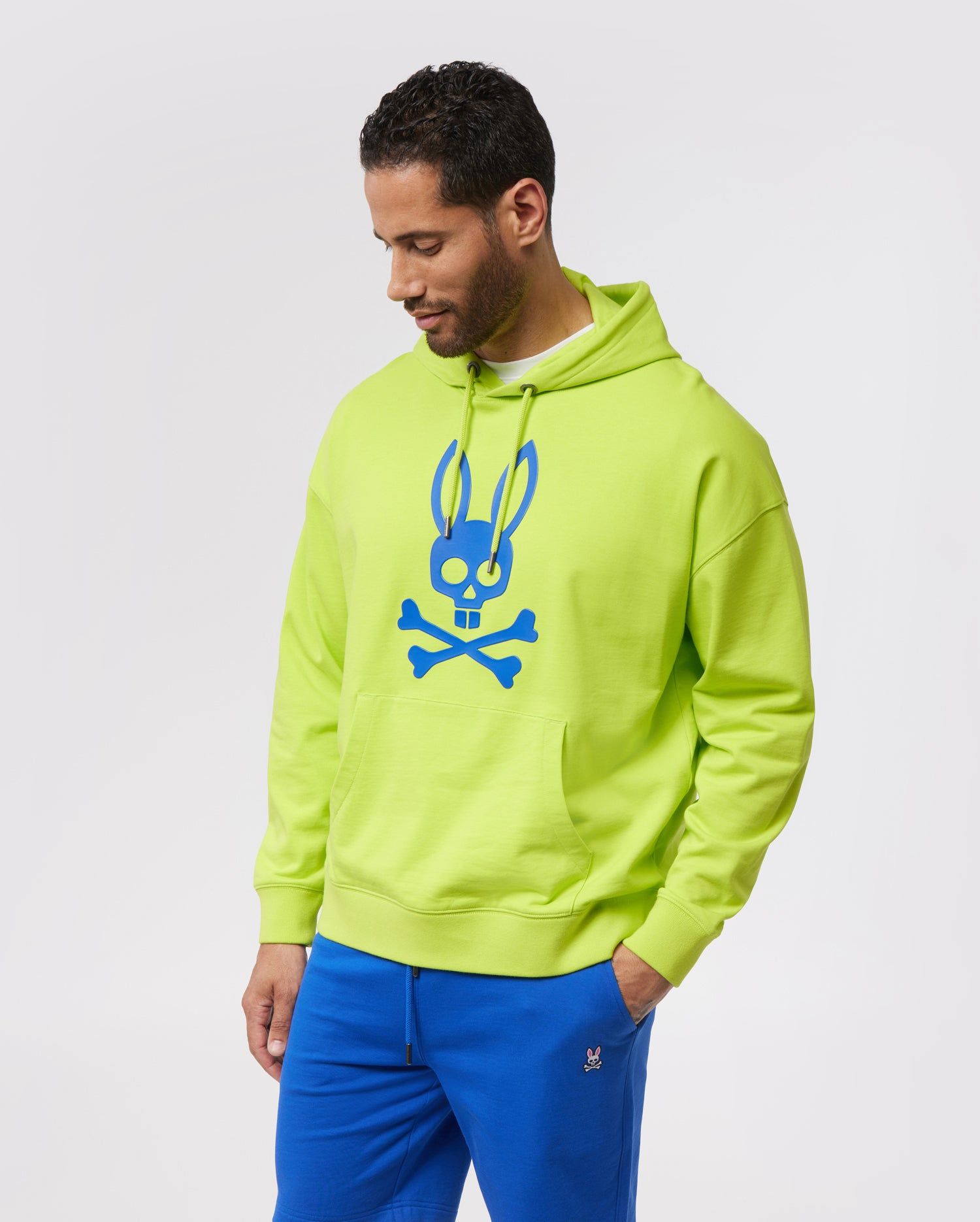 MENS POSEN MATTE RELAXED FIT HOODIE - B6H329Z1FT sold by Psycho Bunny product image thumbnail 2