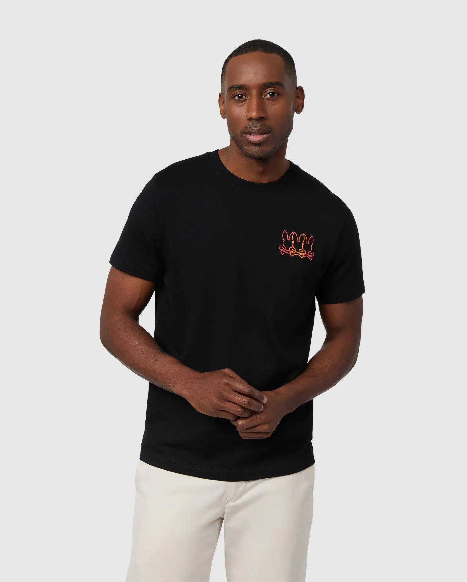 MENS POMPEY GRAPHIC TEE - B6U316B2TS sold by Psycho Bunny product image thumbnail 2
