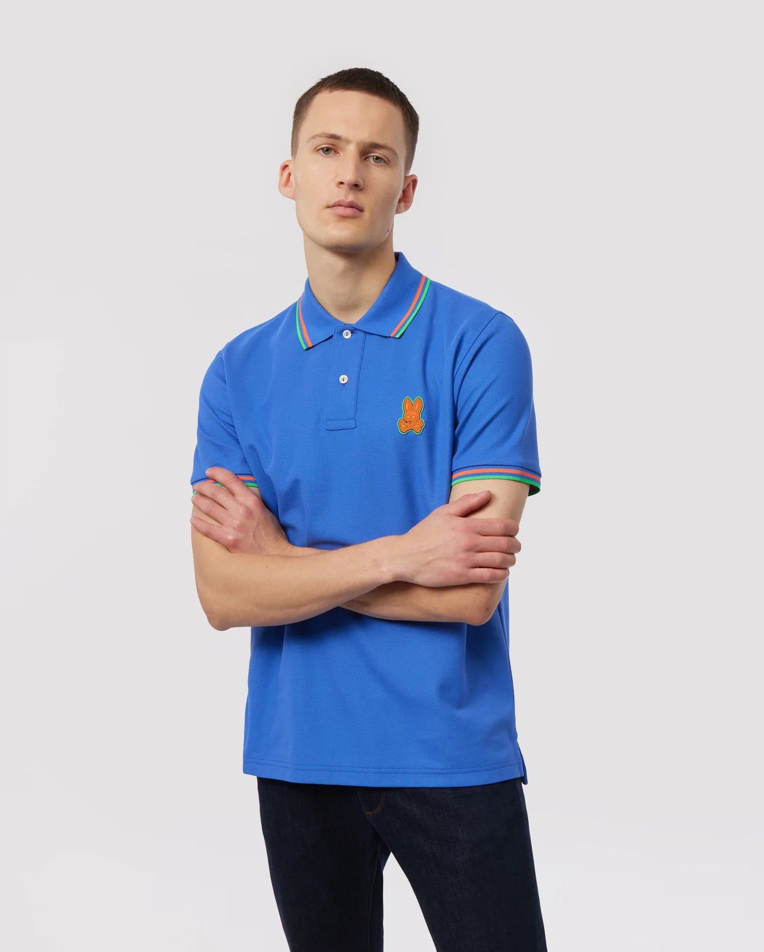MENS BANKS PIQUE FASHION POLO - B6K600X1PC sold by Psycho Bunny product image thumbnail 2