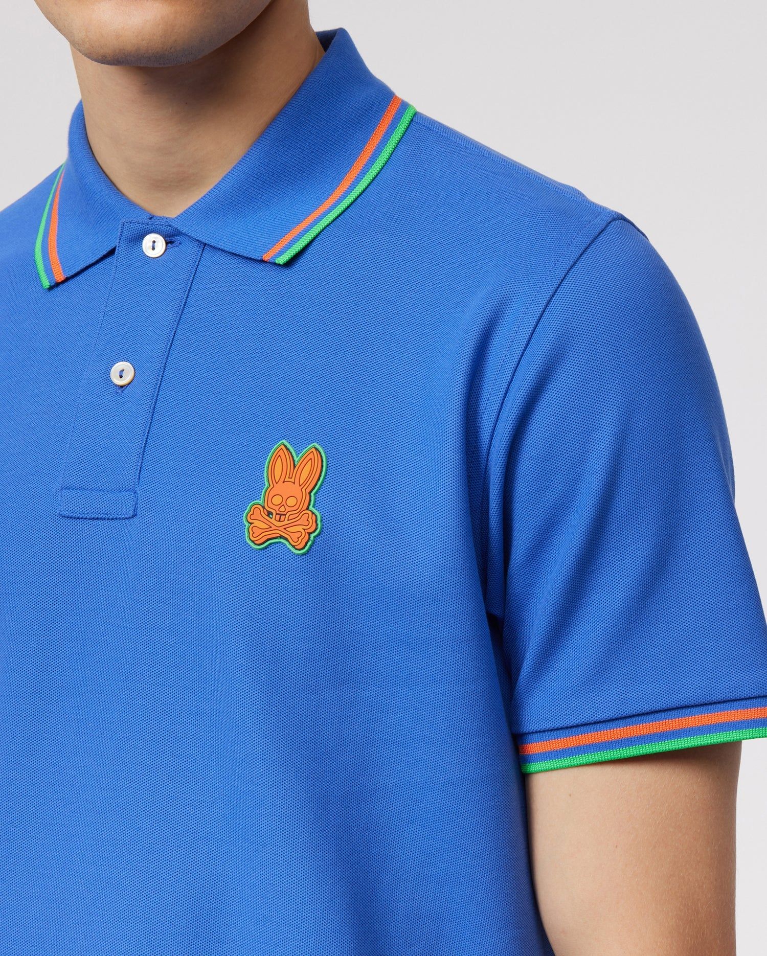 MENS BANKS PIQUE FASHION POLO - B6K600X1PC sold by Psycho Bunny product image thumbnail 4