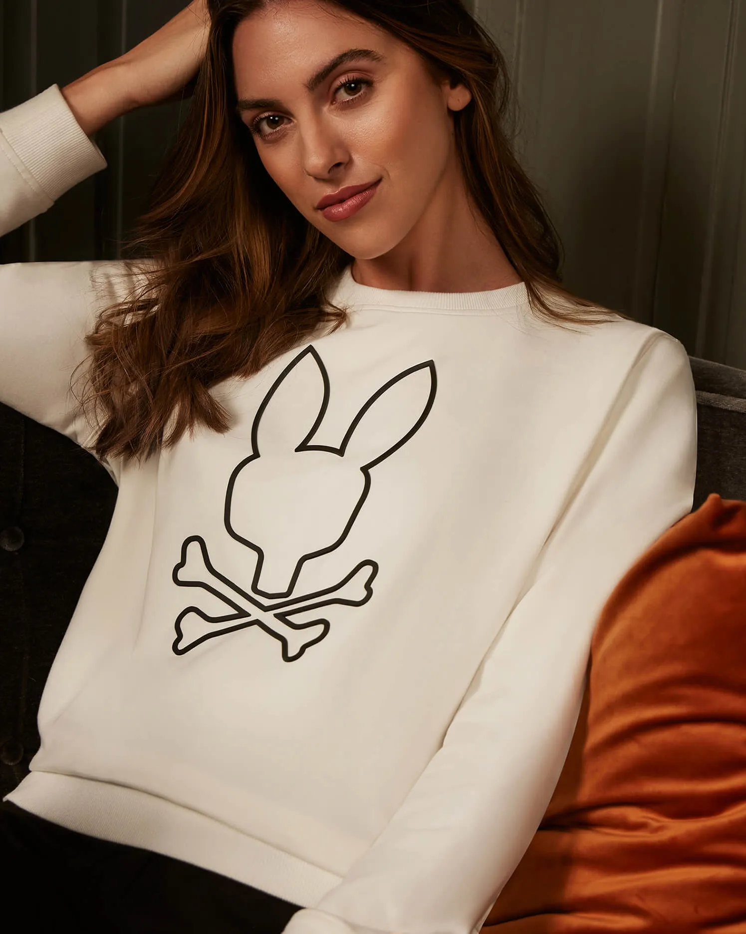 WOMENS BEAUMONT SWEATSHIRT - B2S702A2FT sold by Psycho Bunny product image thumbnail 2