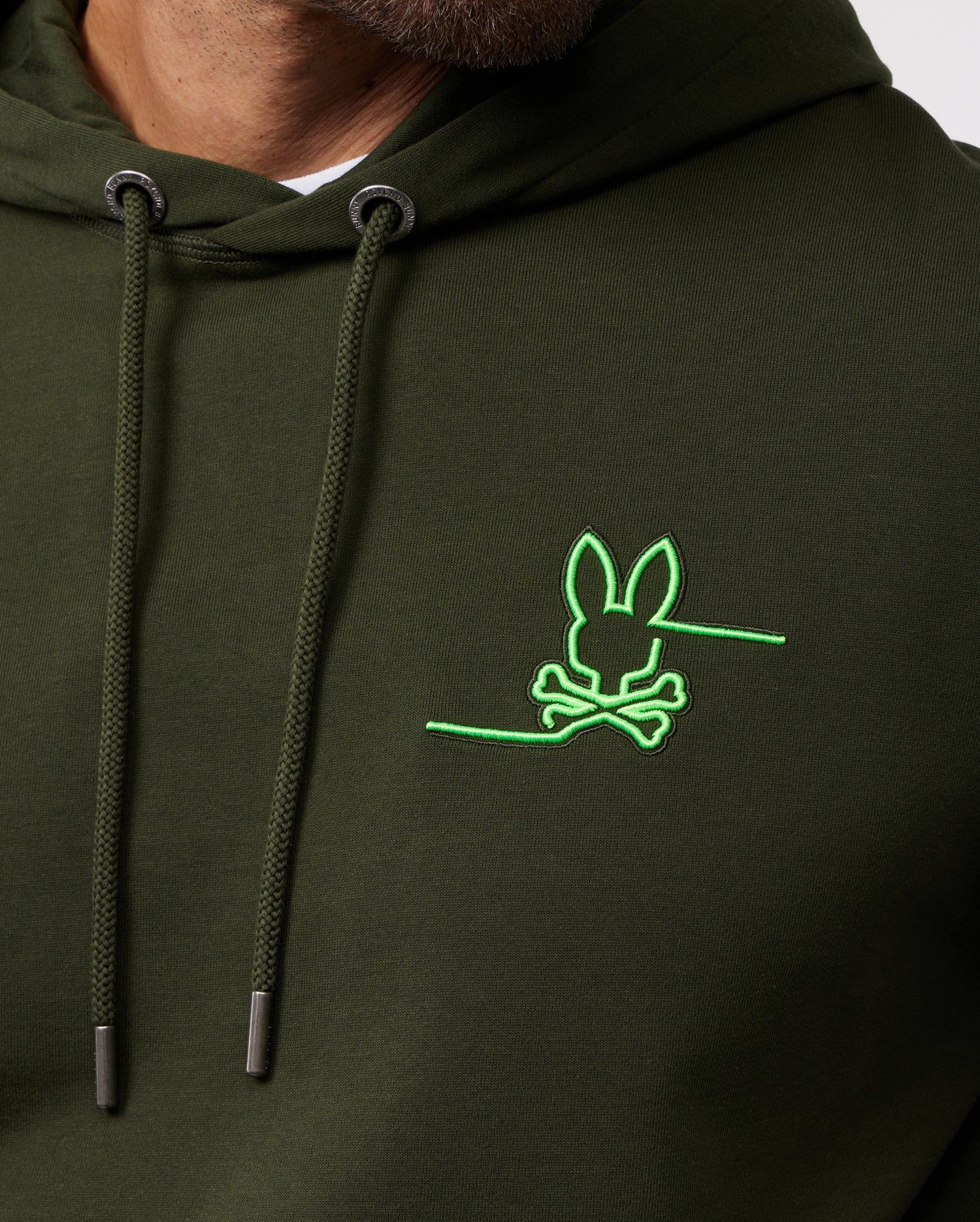MENS CHESTER EMBROIDERED HOODIE - B6H358Z1FT sold by Psycho Bunny product image thumbnail 3