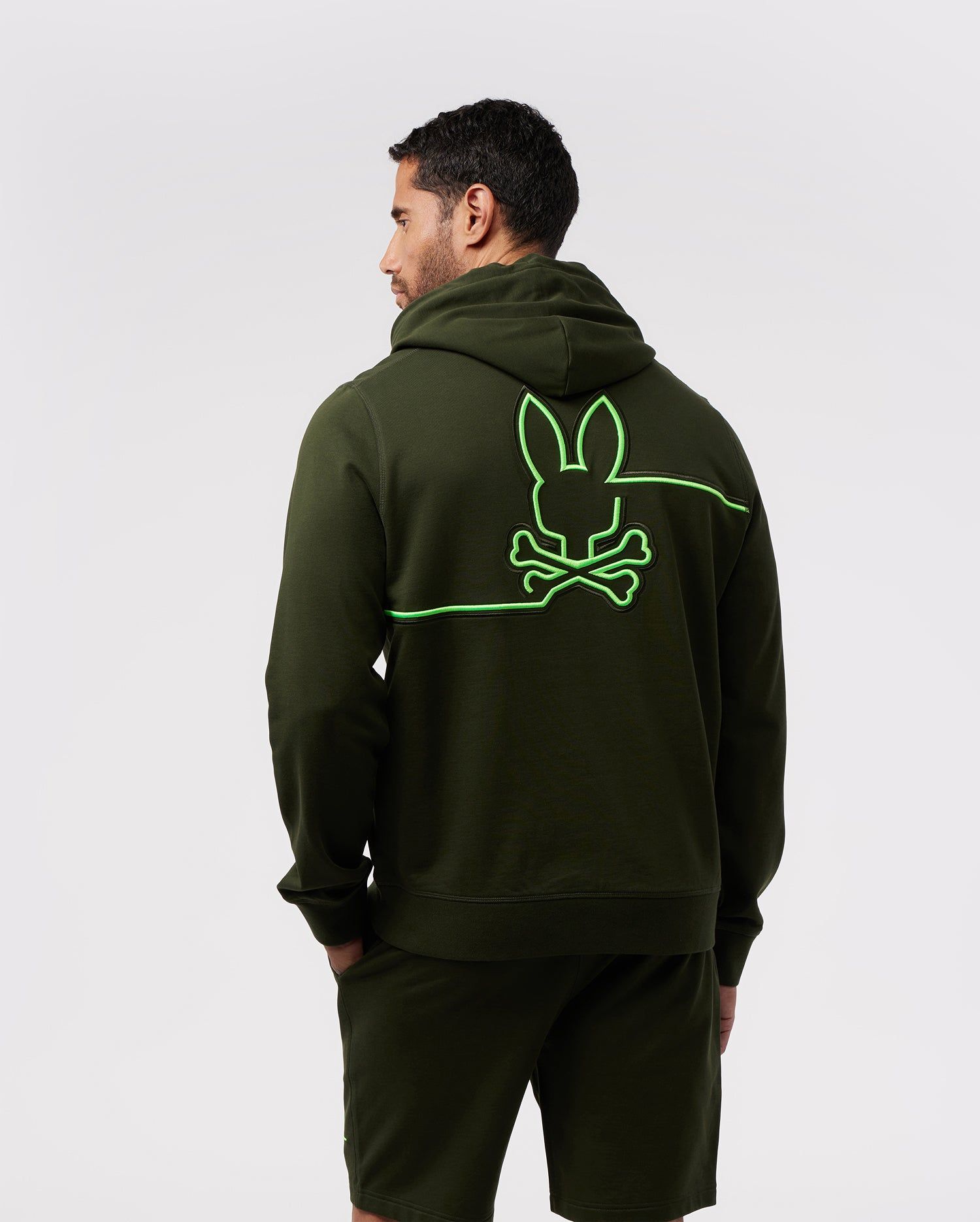 MENS CHESTER EMBROIDERED HOODIE - B6H358Z1FT sold by Psycho Bunny product image thumbnail 4