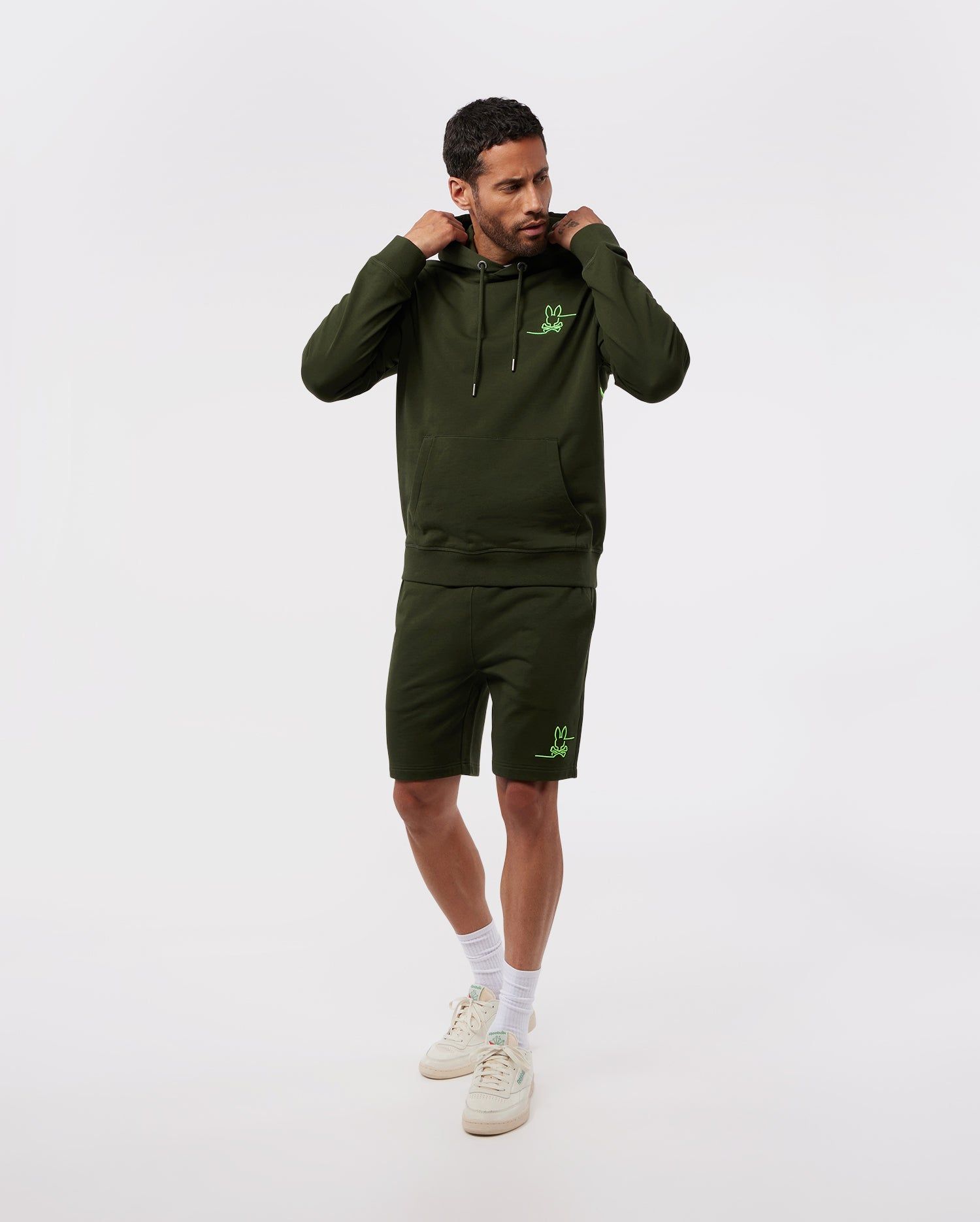 MENS CHESTER EMBROIDERED HOODIE - B6H358Z1FT sold by Psycho Bunny product image thumbnail 5