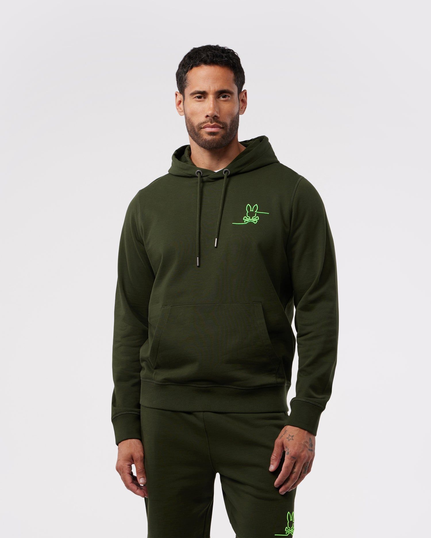 MENS CHESTER EMBROIDERED HOODIE - B6H358Z1FT sold by Psycho Bunny product image thumbnail 2