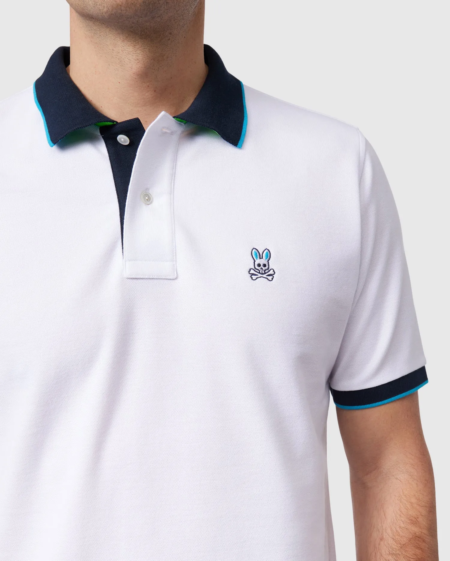 MENS TROY PIQUE POLO - B6K144B200 sold by Psycho Bunny product image thumbnail 3