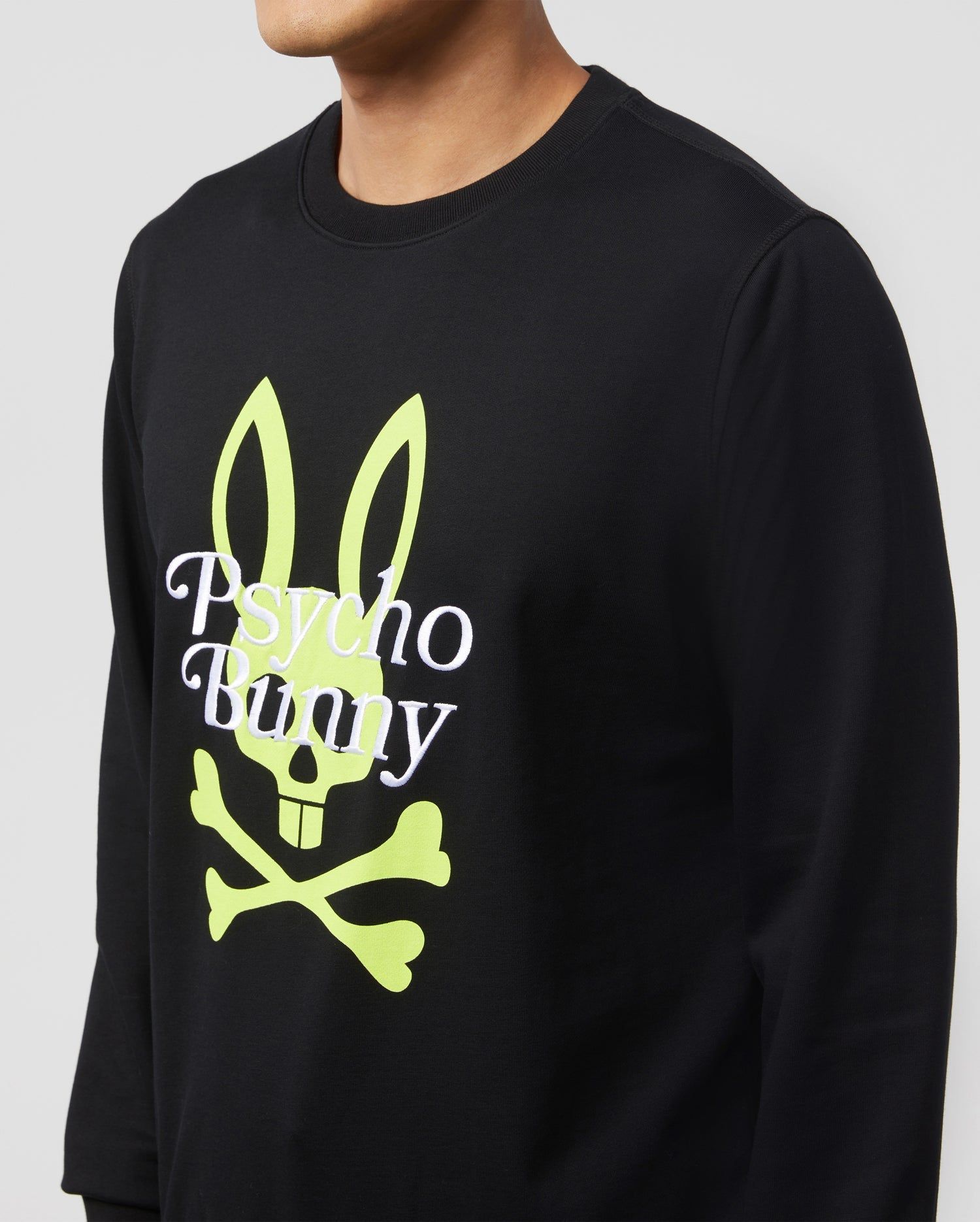 MENS CORTLANDT BUNNY CREW NECK SWEATSHIRT - B6S955U1FT sold by Psycho Bunny product image thumbnail 2