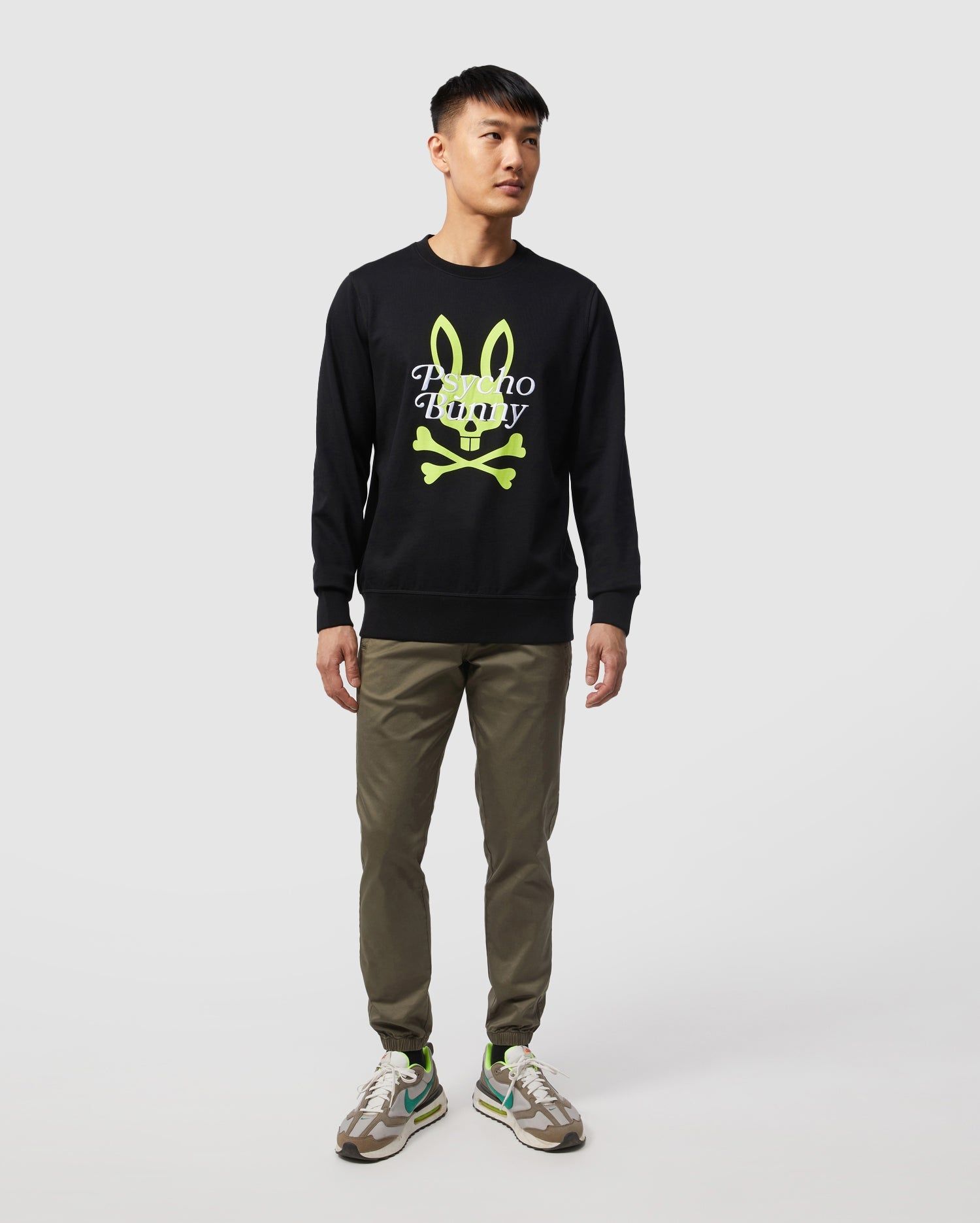 MENS CORTLANDT BUNNY CREW NECK SWEATSHIRT - B6S955U1FT sold by Psycho Bunny product image thumbnail 4