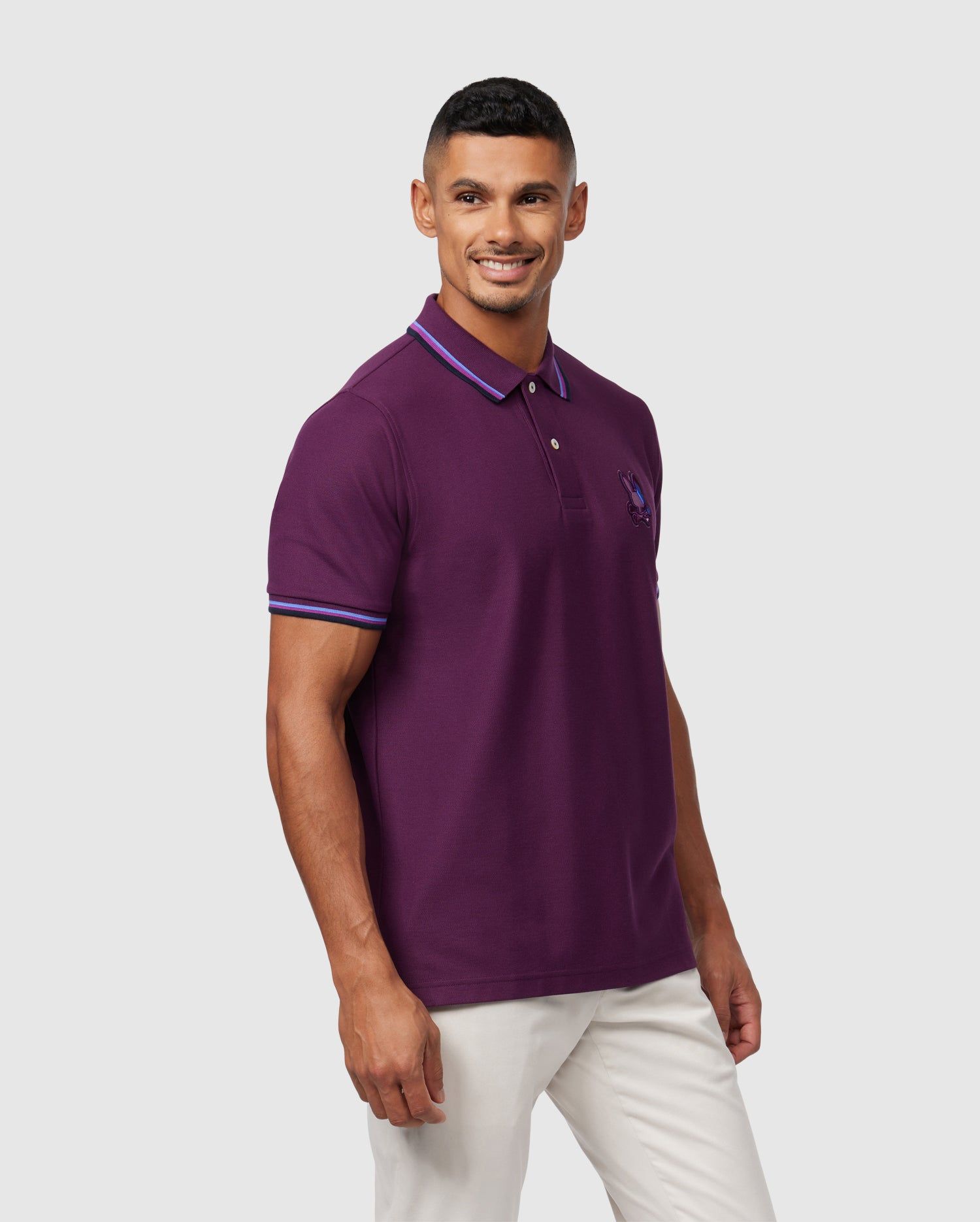 MENS APPLE VALLEY PIQUE POLO - B6K600A2PC sold by Psycho Bunny product image thumbnail 2