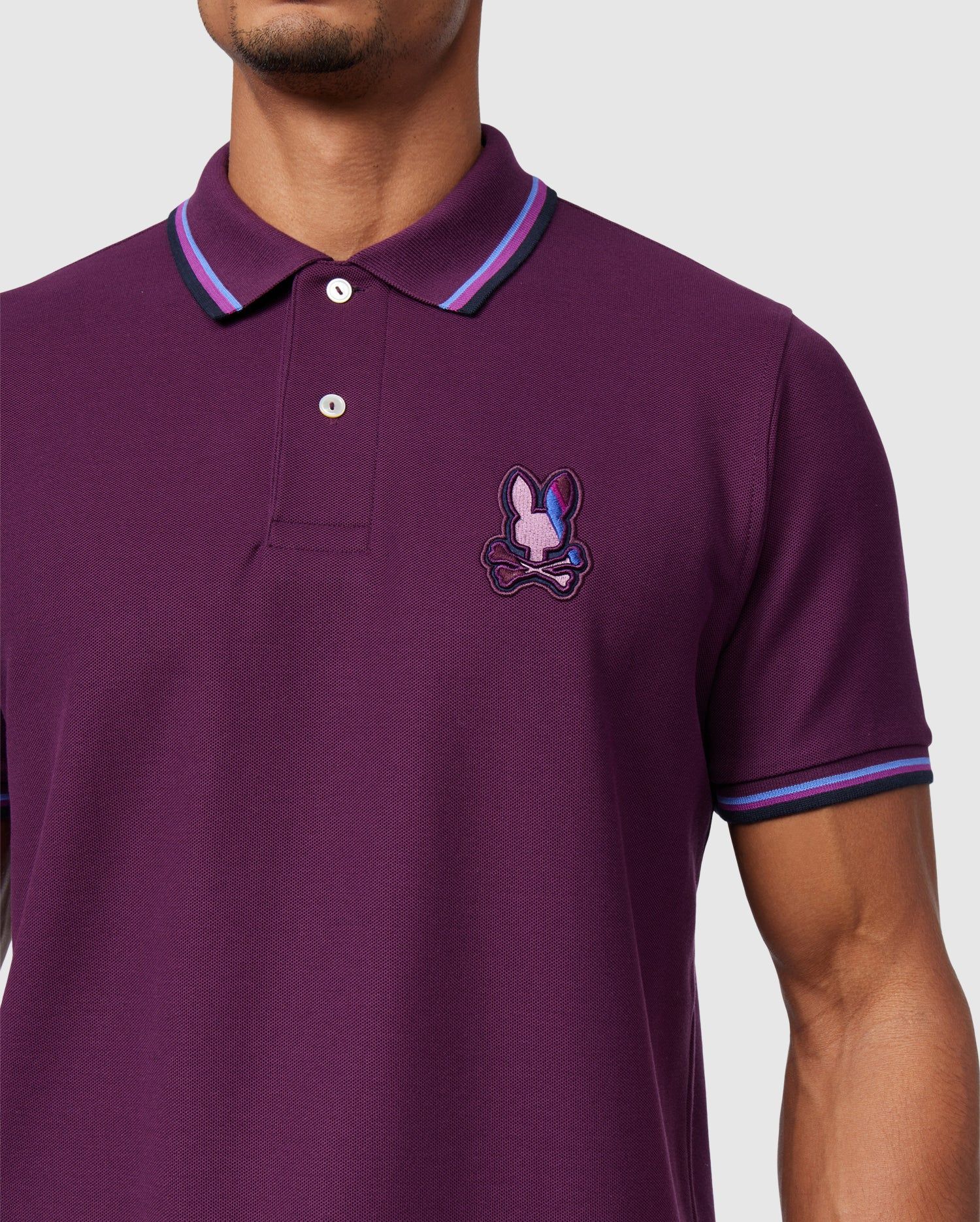 MENS APPLE VALLEY PIQUE POLO - B6K600A2PC sold by Psycho Bunny product image thumbnail 3