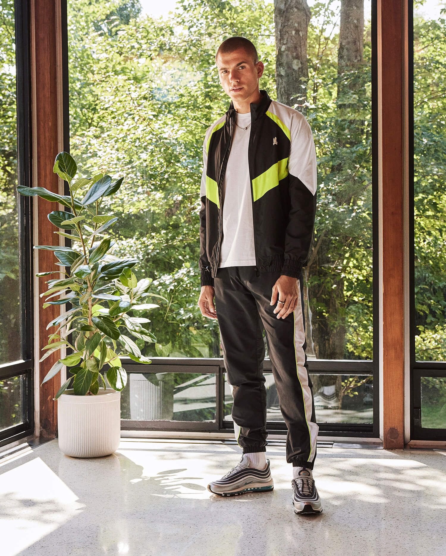 MENS WASCO COLOUR BLOCK NYLON TRACK PANTS - B6P162W1NL sold by Psycho Bunny product image thumbnail 5