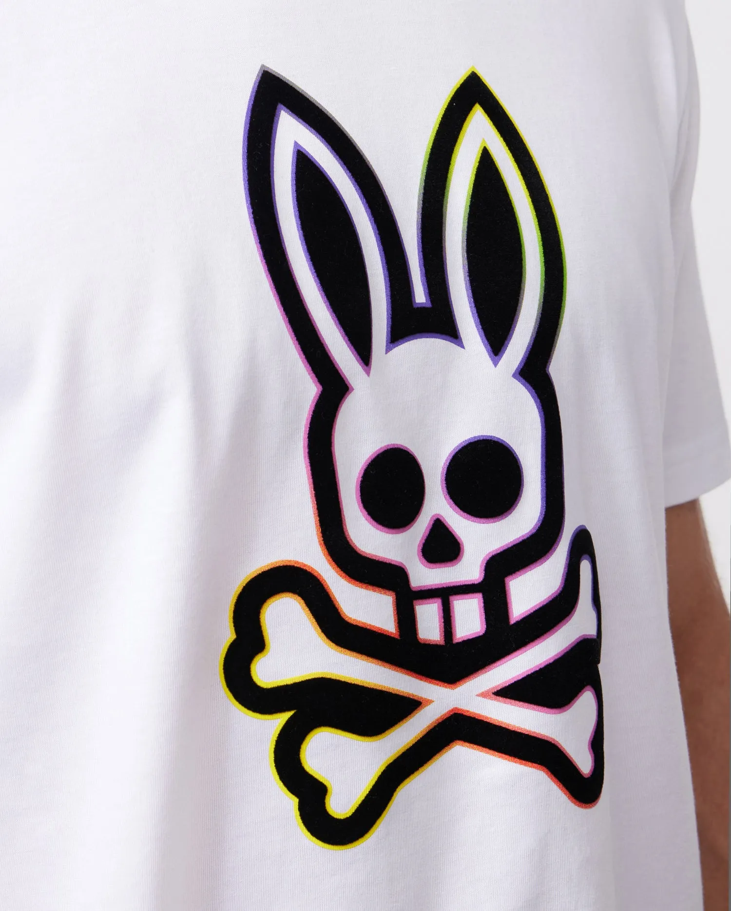 MENS COLTON FLOCKING GRAPHIC TEE - B6U813A2PC sold by Psycho Bunny product image thumbnail 3