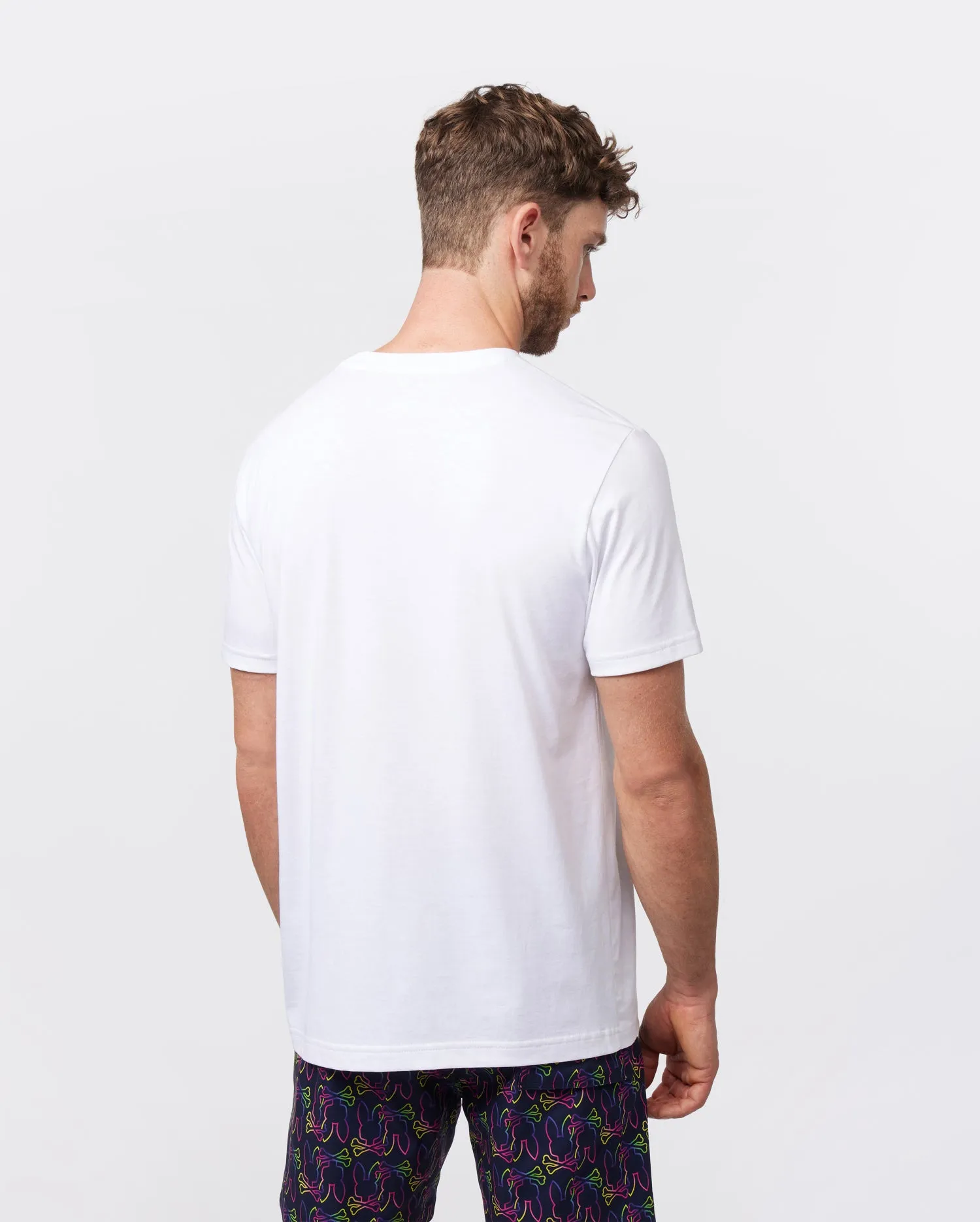 MENS COLTON FLOCKING GRAPHIC TEE - B6U813A2PC sold by Psycho Bunny product image thumbnail 5