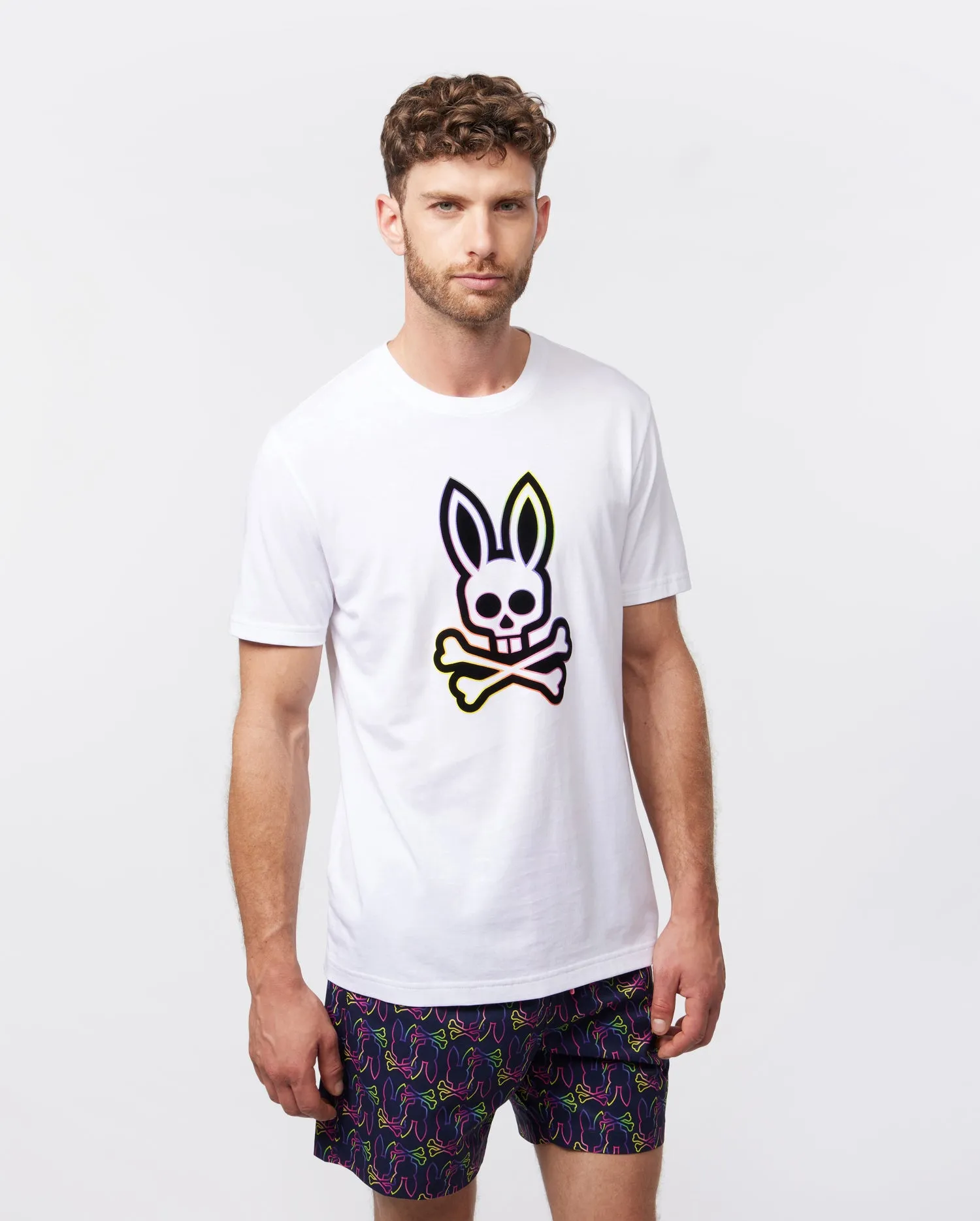 MENS COLTON FLOCKING GRAPHIC TEE - B6U813A2PC sold by Psycho Bunny product image thumbnail 2