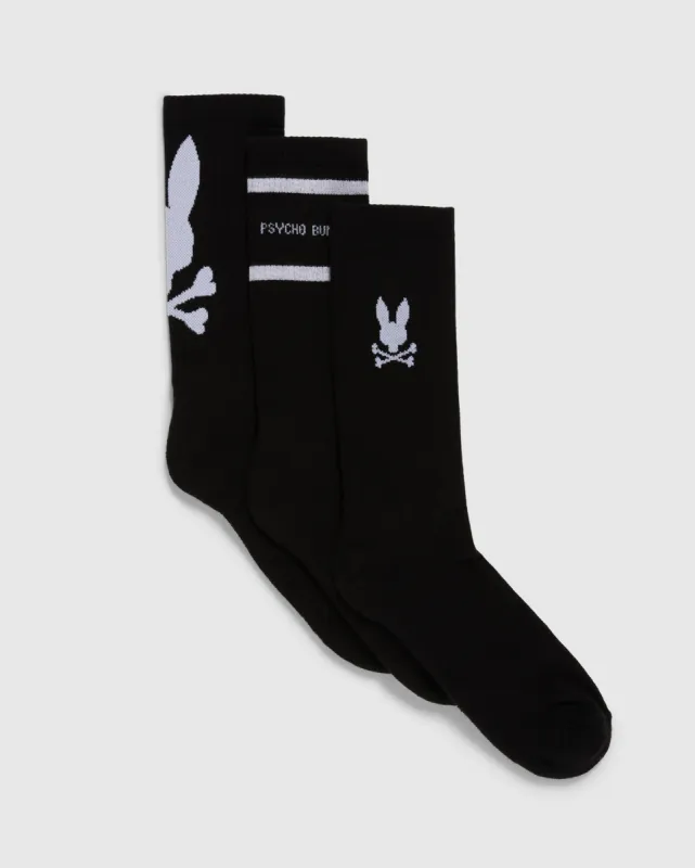 MENS 3 PACK SPORT SOCK - B6F997D200 sold by Psycho Bunny