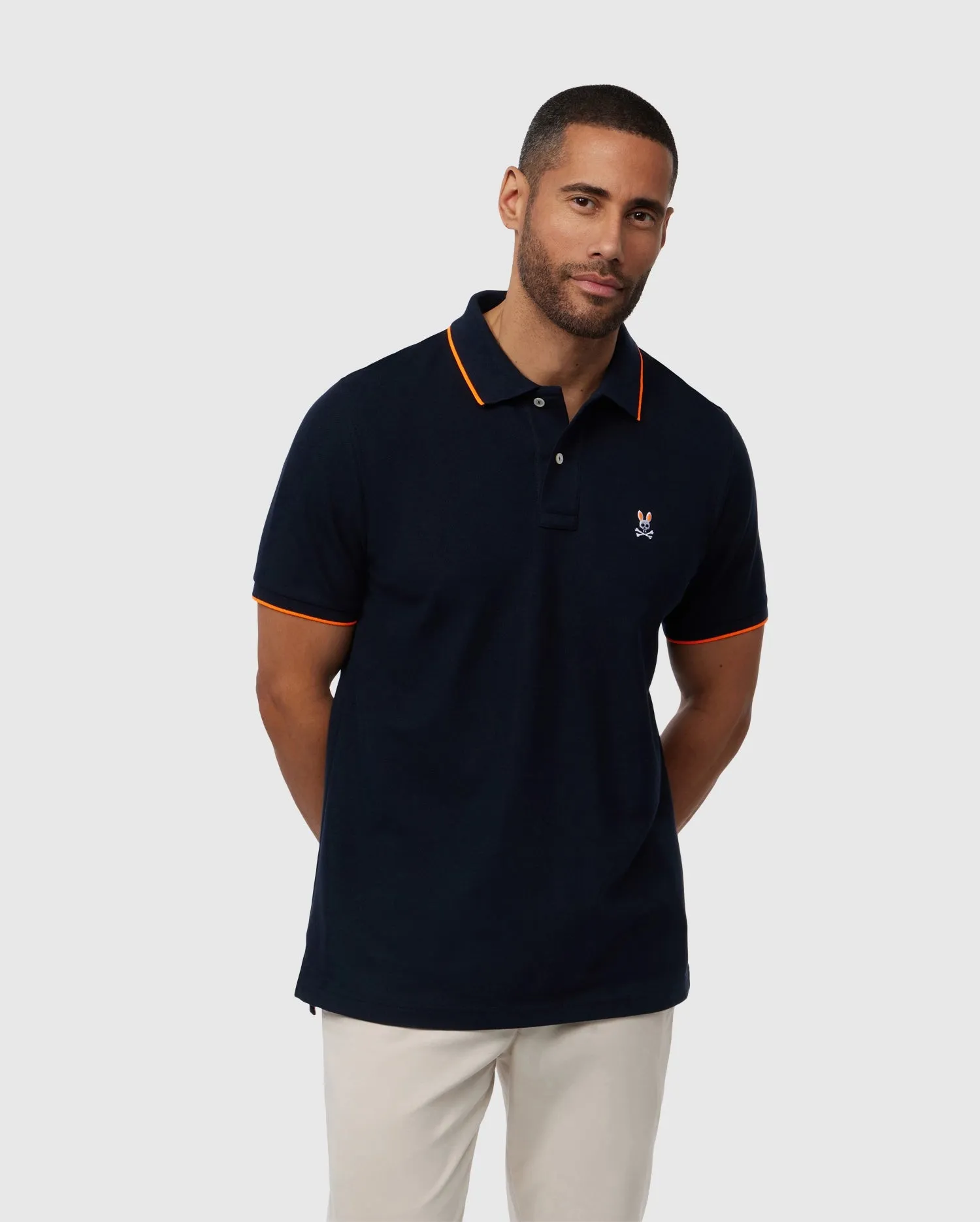 MENS TROY PIQUE POLO - B6K144B200 sold by Psycho Bunny