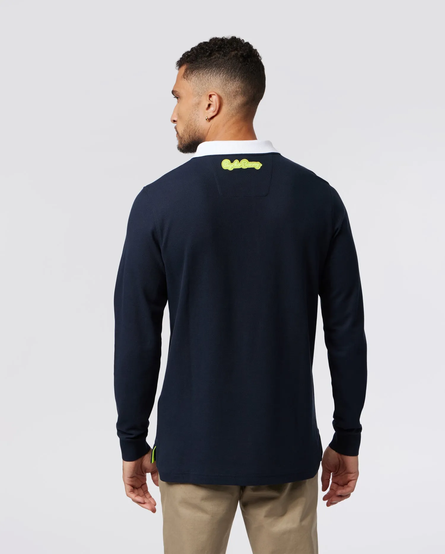 MENS CLEVELAND LONG SLEEVE CHAINSTITCH PIQUE POLO - B6M509Z1PC sold by Psycho Bunny product image thumbnail 5