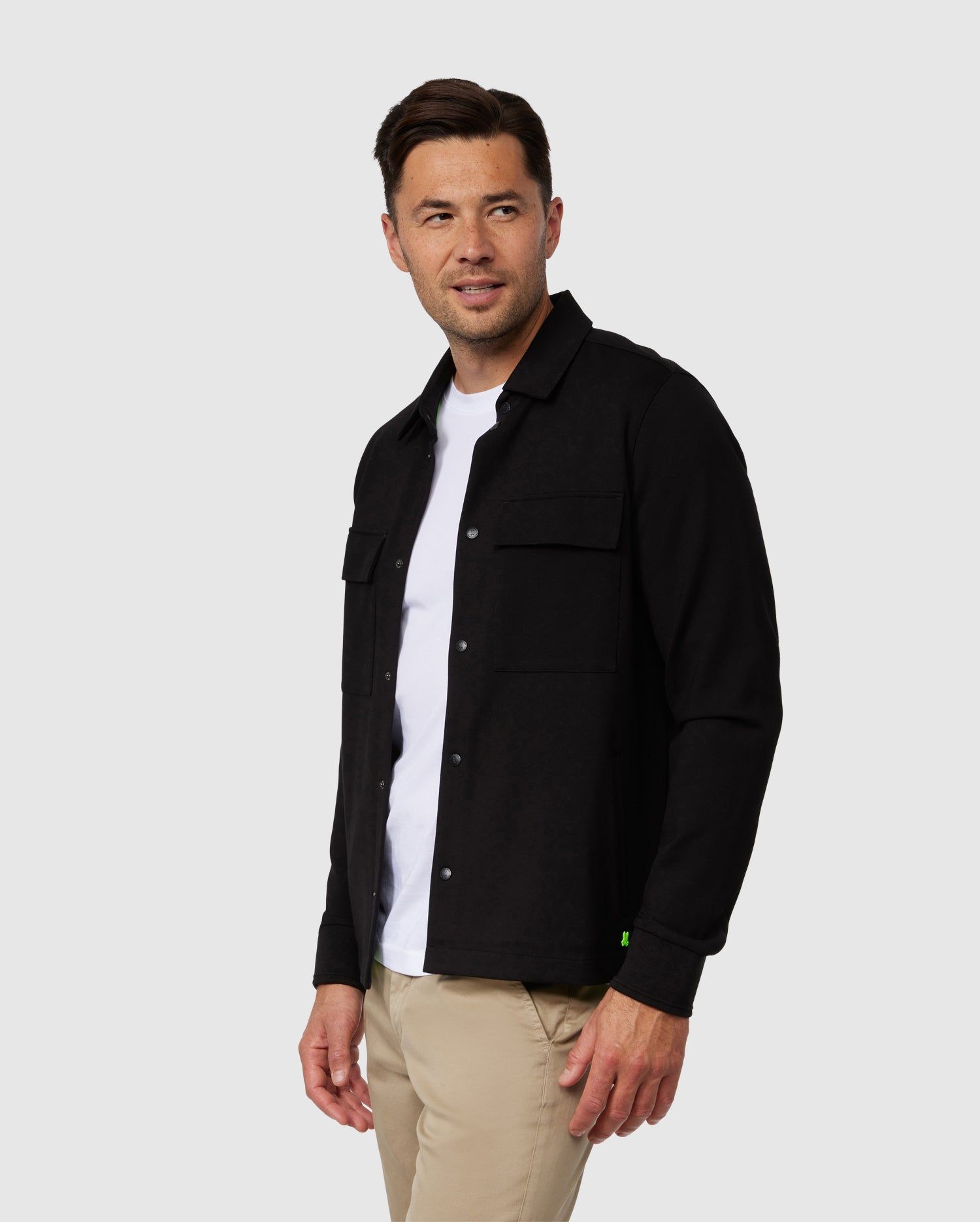 MENS OAKLAND KNIT SHACKET - B6J711A200 sold by Psycho Bunny product image thumbnail 2