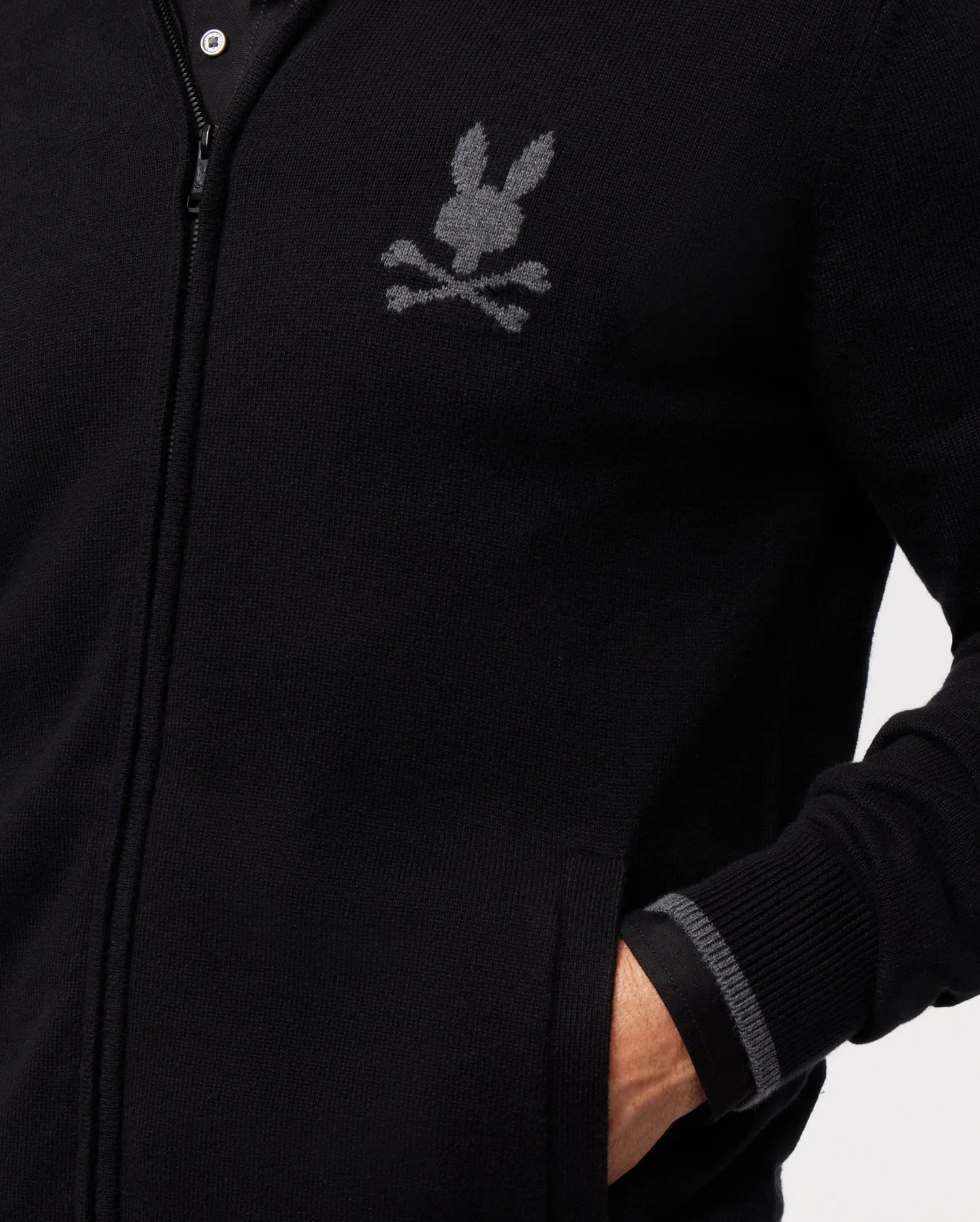 MENS ALORTON ZIP SWEATER - B6E522Z1SW sold by Psycho Bunny product image thumbnail 4