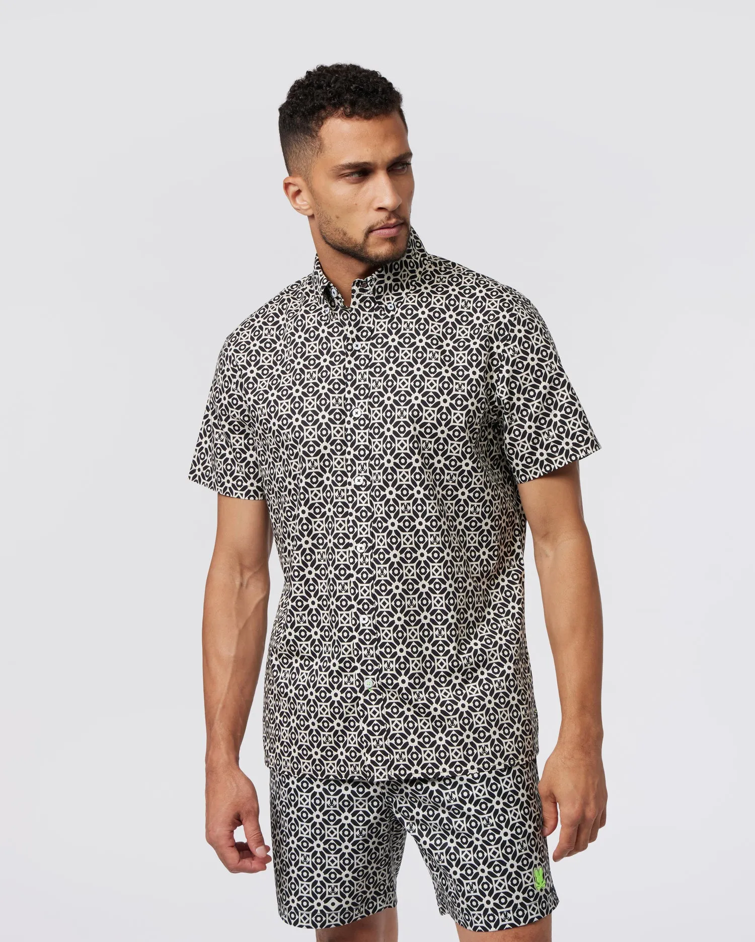 MENS LOS ANGELES SHORT SLEEVE PRINTED SHIRT - B6Q836Z1PC sold by Psycho Bunny product image thumbnail 2