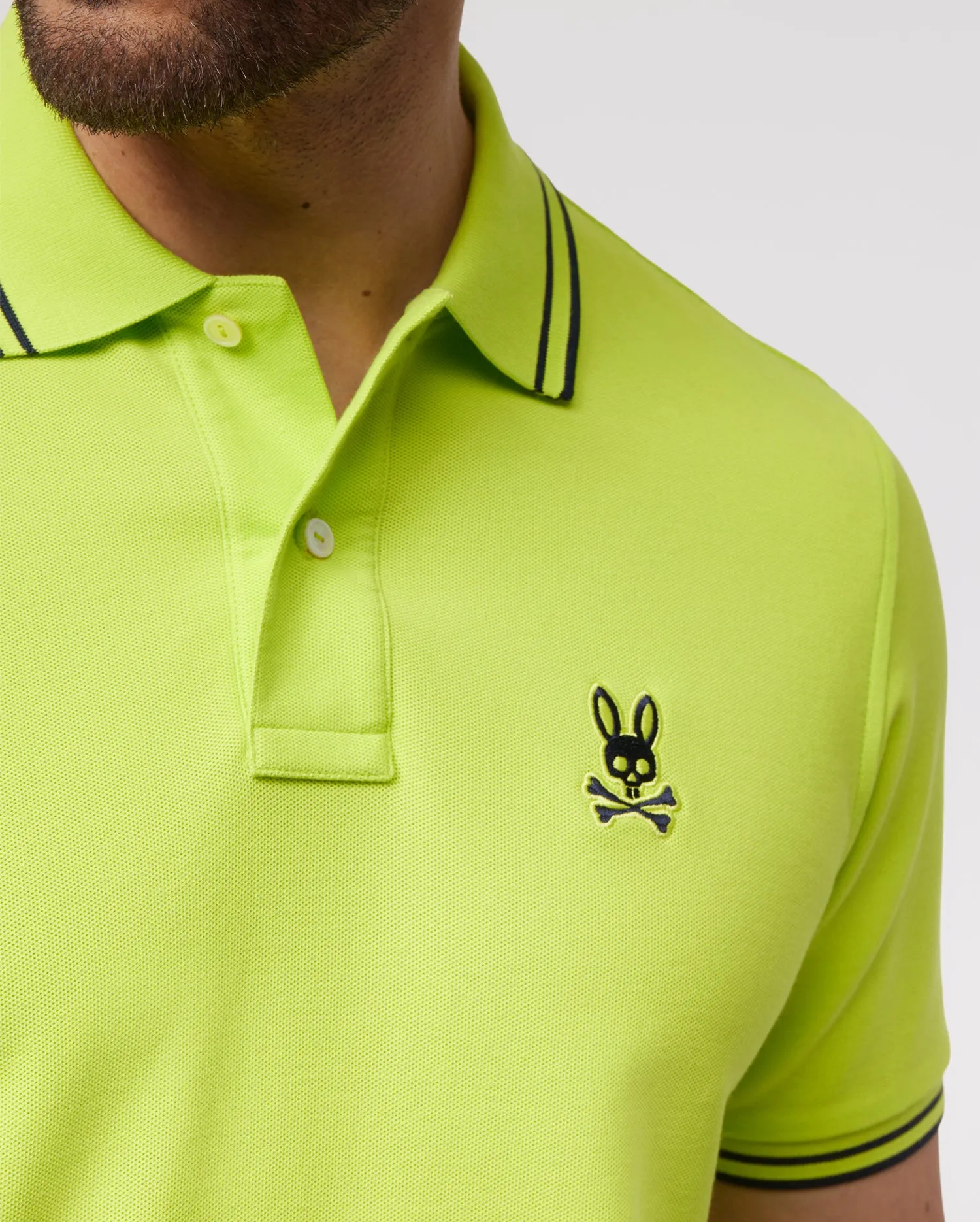 MENS POSEN MATTE PIQUE POLO - B6K327Z1PC sold by Psycho Bunny product image thumbnail 4