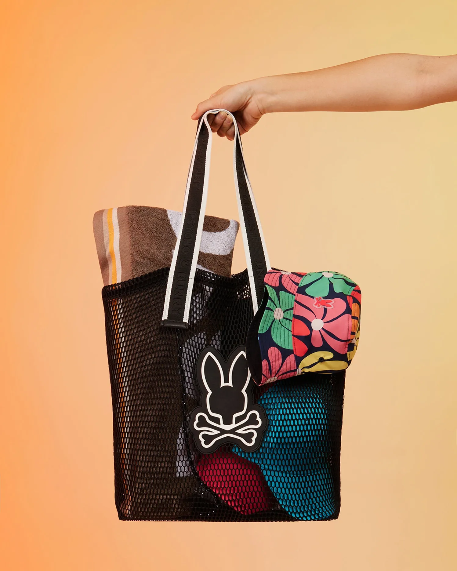 MENS MESH TOTE BAG - B6A388B200 sold by Psycho Bunny product image thumbnail 4