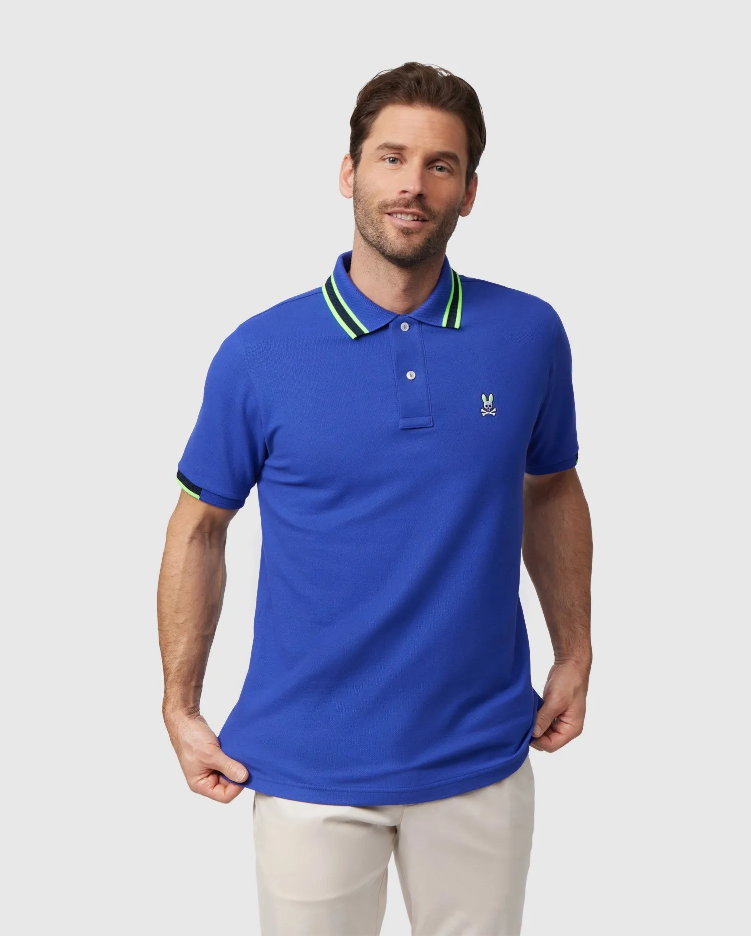 MENS WOODSTOCK PIQUE POLO SHIRT - B6K141B200 sold by Psycho Bunny product image thumbnail 2