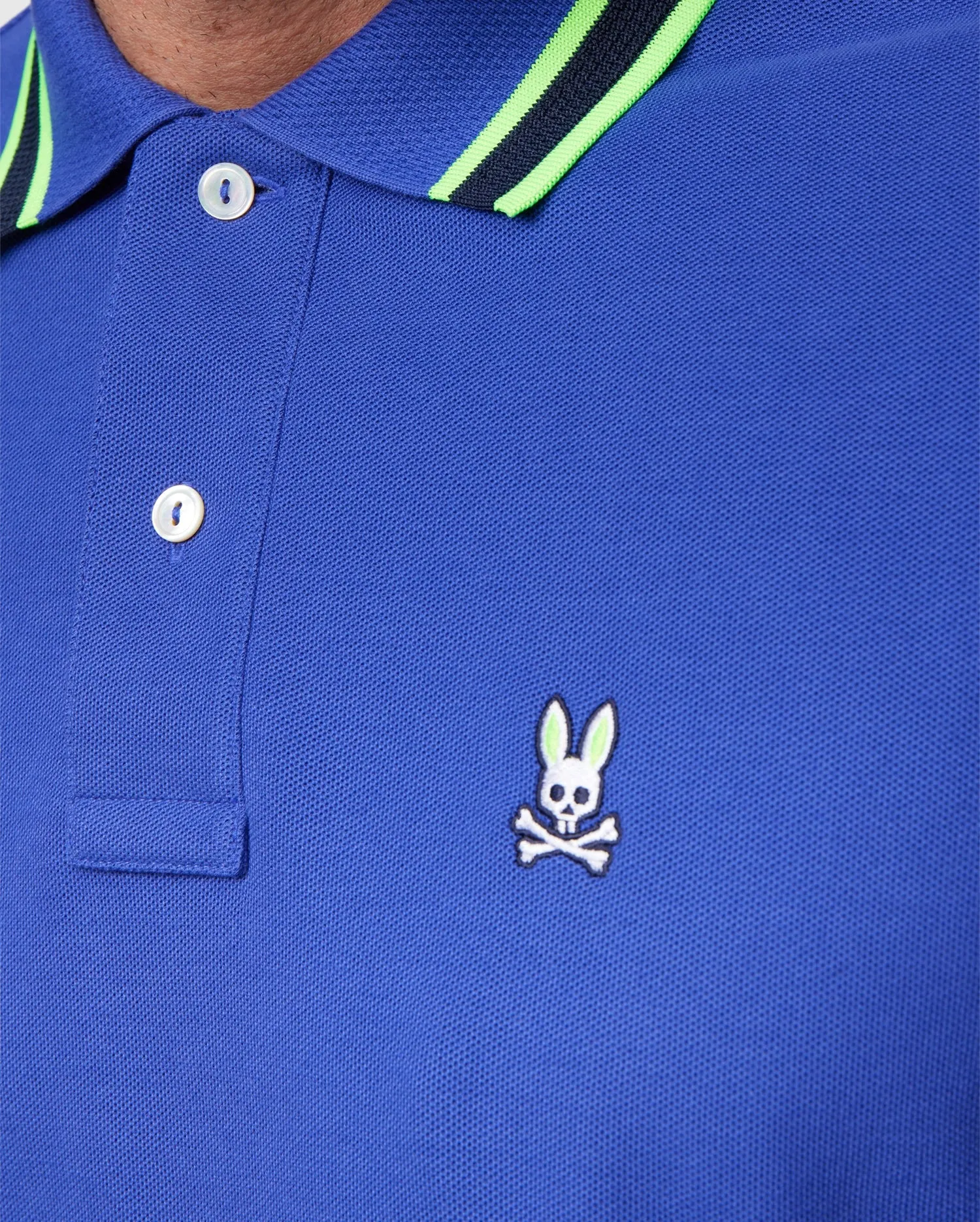MENS WOODSTOCK PIQUE POLO SHIRT - B6K141B200 sold by Psycho Bunny product image thumbnail 3