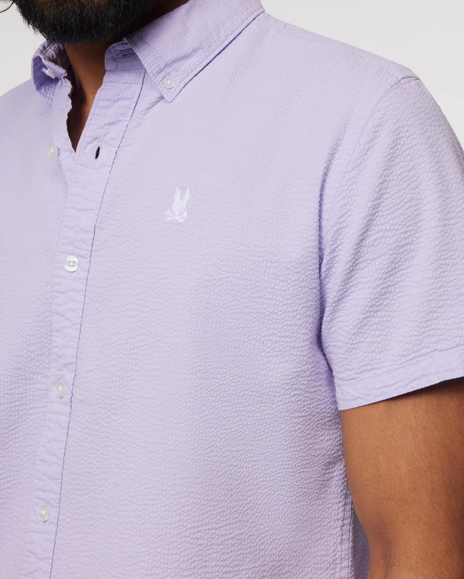 MENS ALTON SEERSUCKER SHIRT - B6Q147Y1SH sold by Psycho Bunny product image thumbnail 3