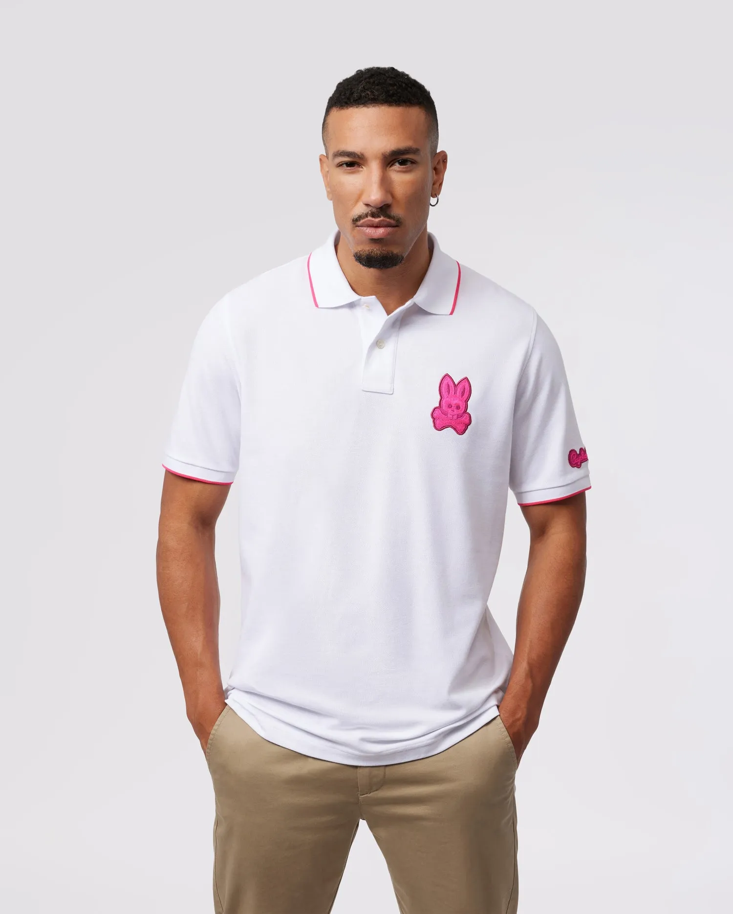 MENS CLEVELAND CHAINSTITCH PIQUE POLO - B6K504Z1PC sold by Psycho Bunny product image thumbnail 2