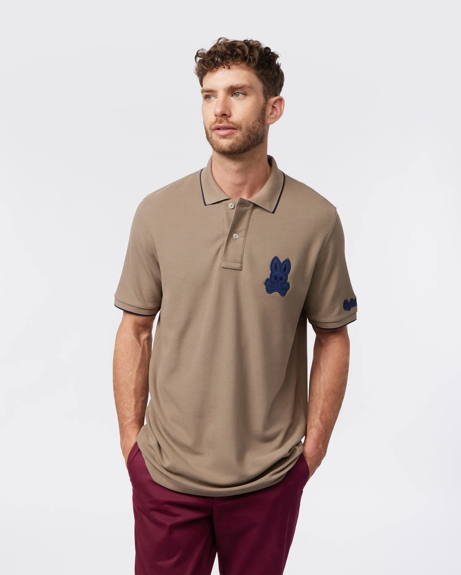 MENS CLEVELAND CHAINSTITCH PIQUE POLO - B6K504Z1PC sold by Psycho Bunny product image thumbnail 2