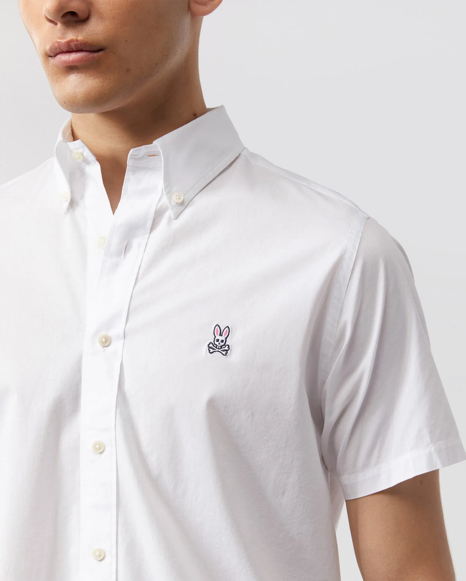 MENS POPLIN SHORT SLEEVE SHIRT - B6Q911S1PC sold by Psycho Bunny product image thumbnail 3