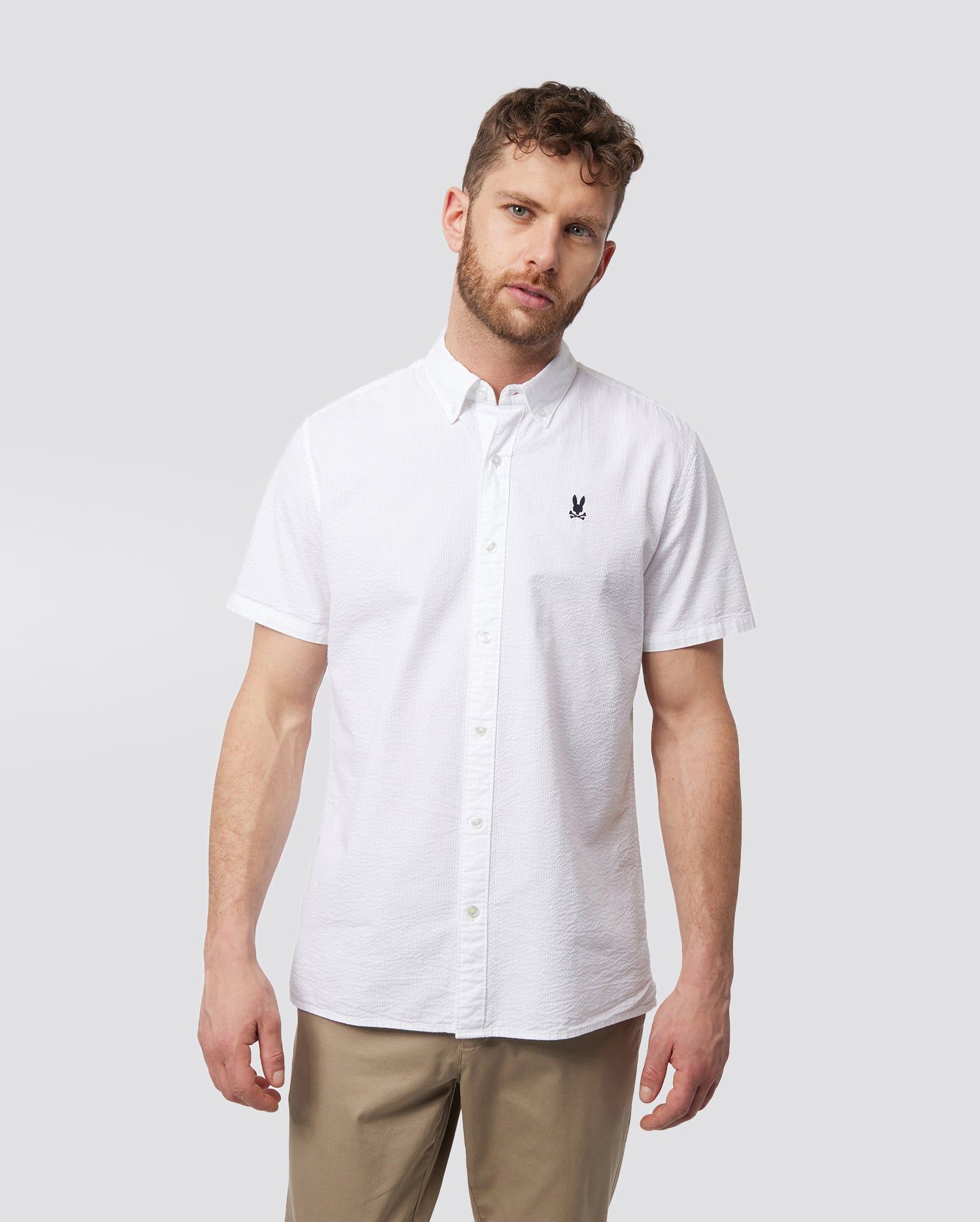 MENS ALTON SEERSUCKER SHIRT - B6Q147Y1SH sold by Psycho Bunny product image thumbnail 2