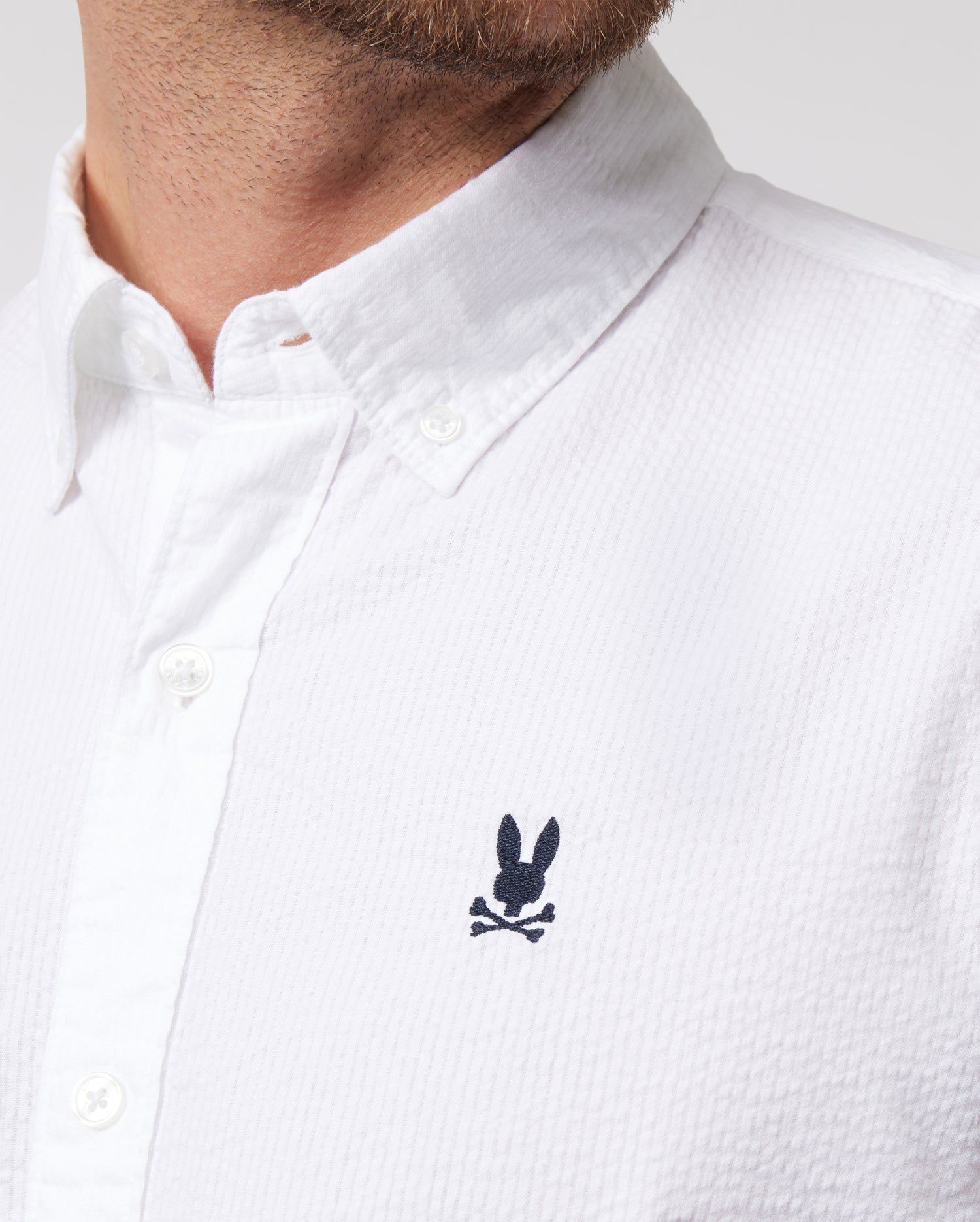 MENS ALTON SEERSUCKER SHIRT - B6Q147Y1SH sold by Psycho Bunny product image thumbnail 3