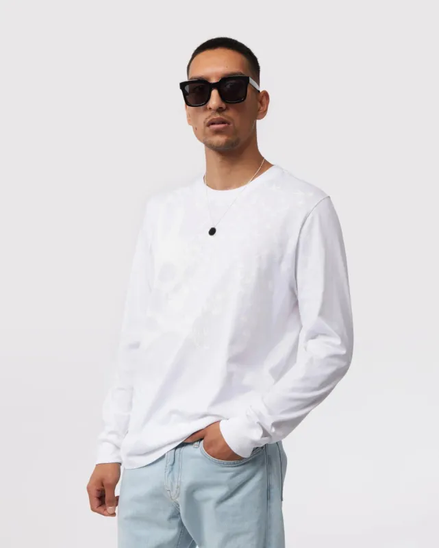 MENS MULLEN LONG SLEEVE GRAPHIC TEE - B6T650X1PC sold by Psycho Bunny