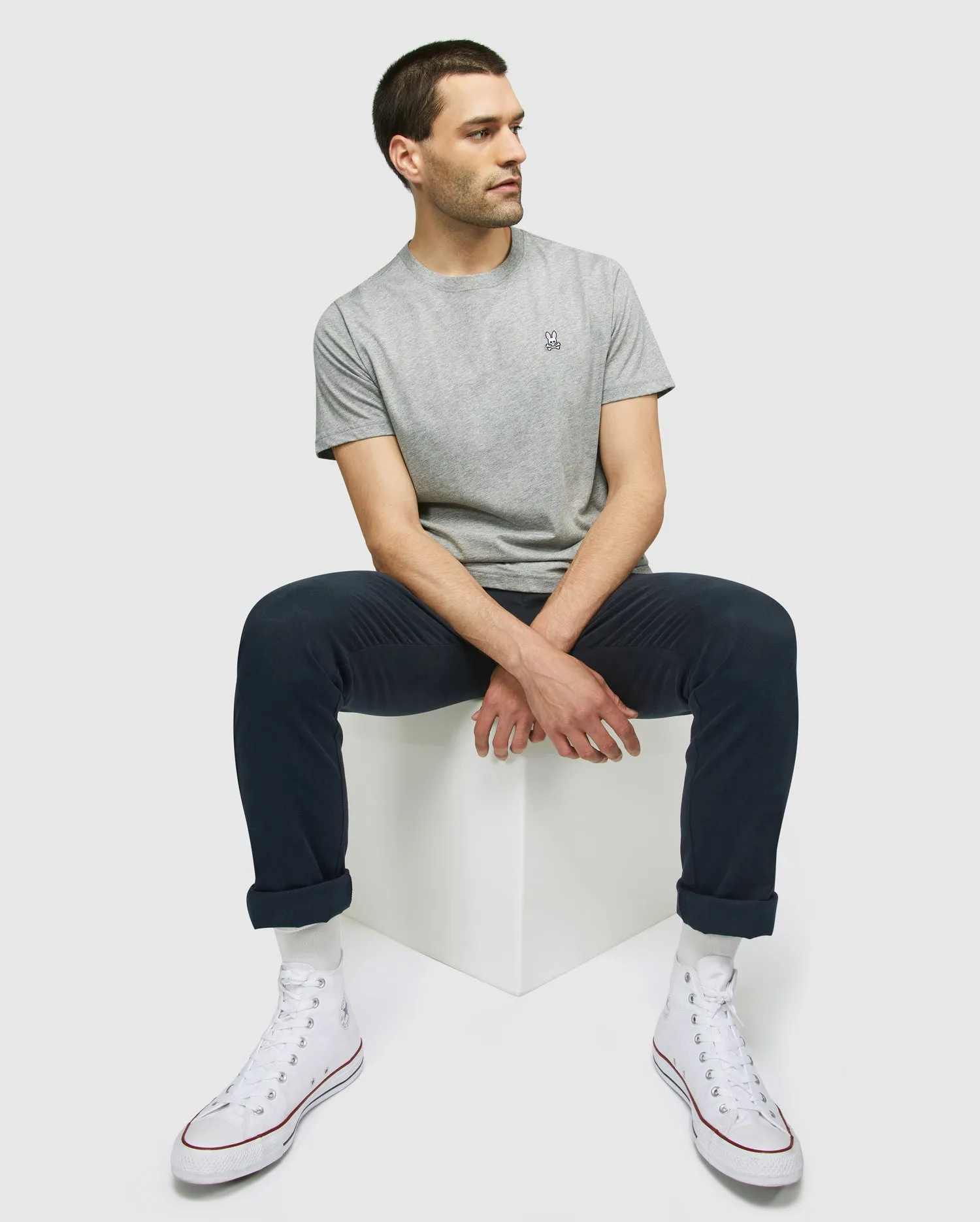 MENS CLASSIC CREW NECK TEE - B6U014CRPC sold by Psycho Bunny product image thumbnail 3