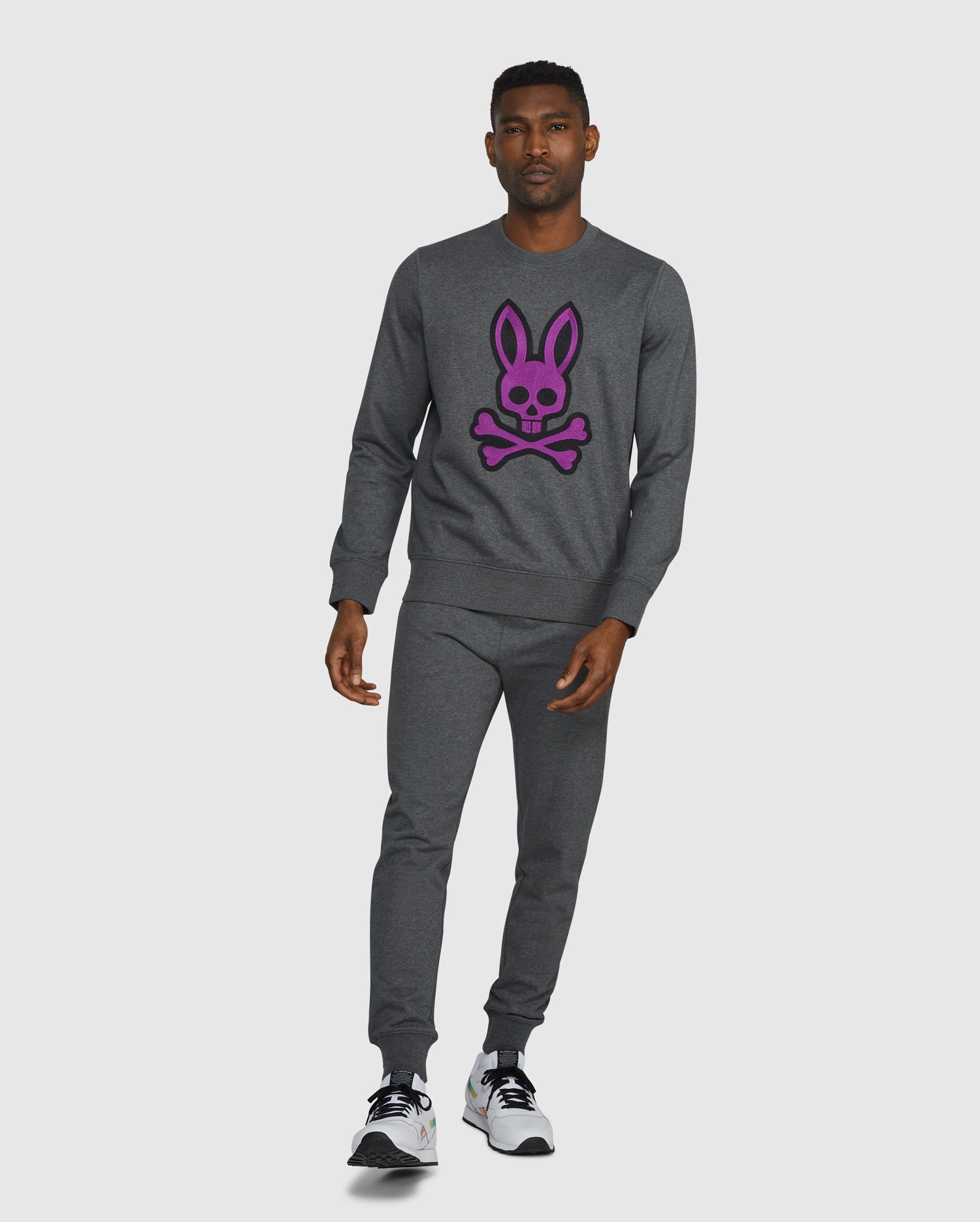 MENS BAILEY LOGO GREY SWEATSHIRT - B6S519R1FT sold by Psycho Bunny product image thumbnail 2