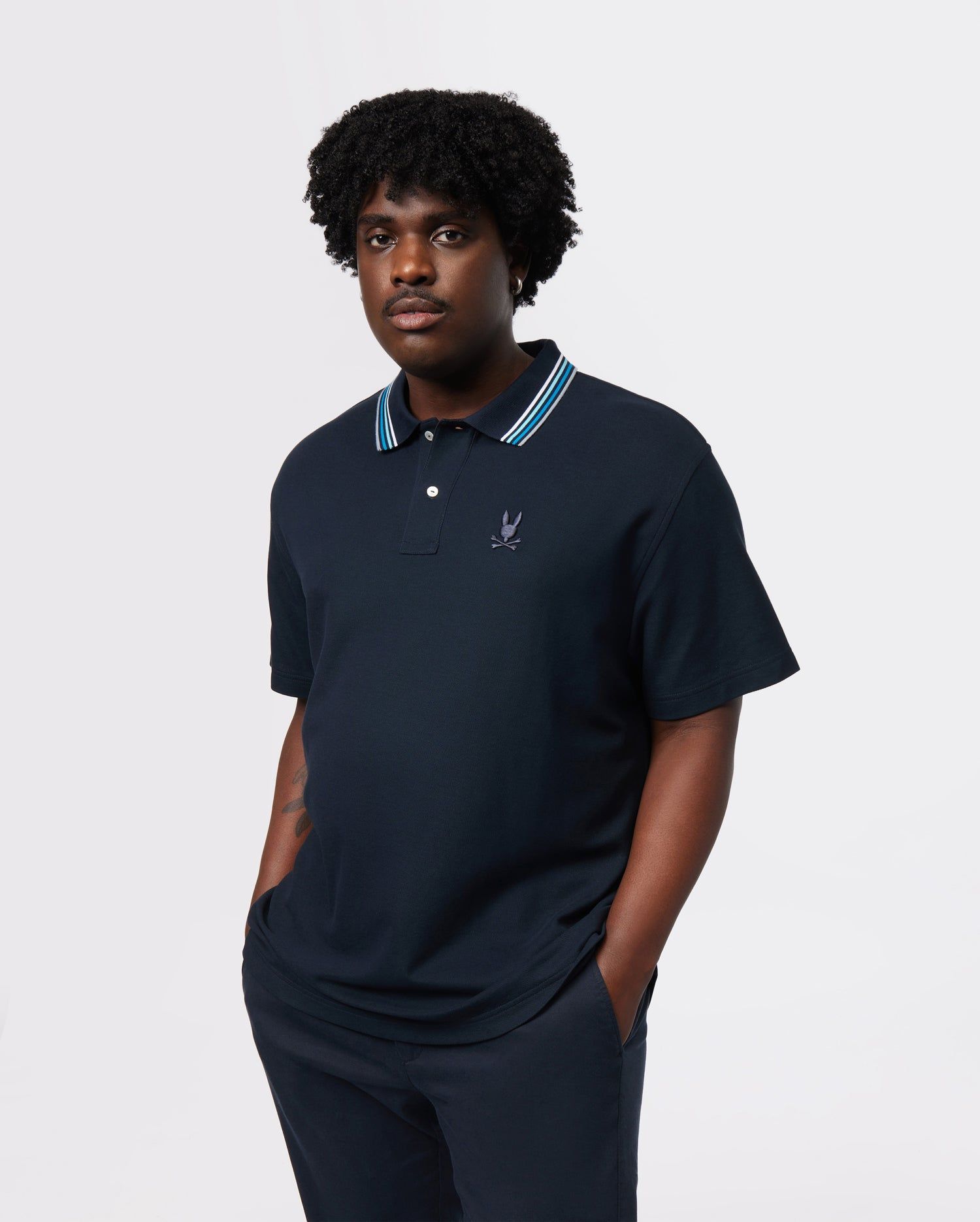 MENS BIG AND TALL ATHENS PIQUE POLO - B9K122Y1PC sold by Psycho Bunny product image thumbnail 2