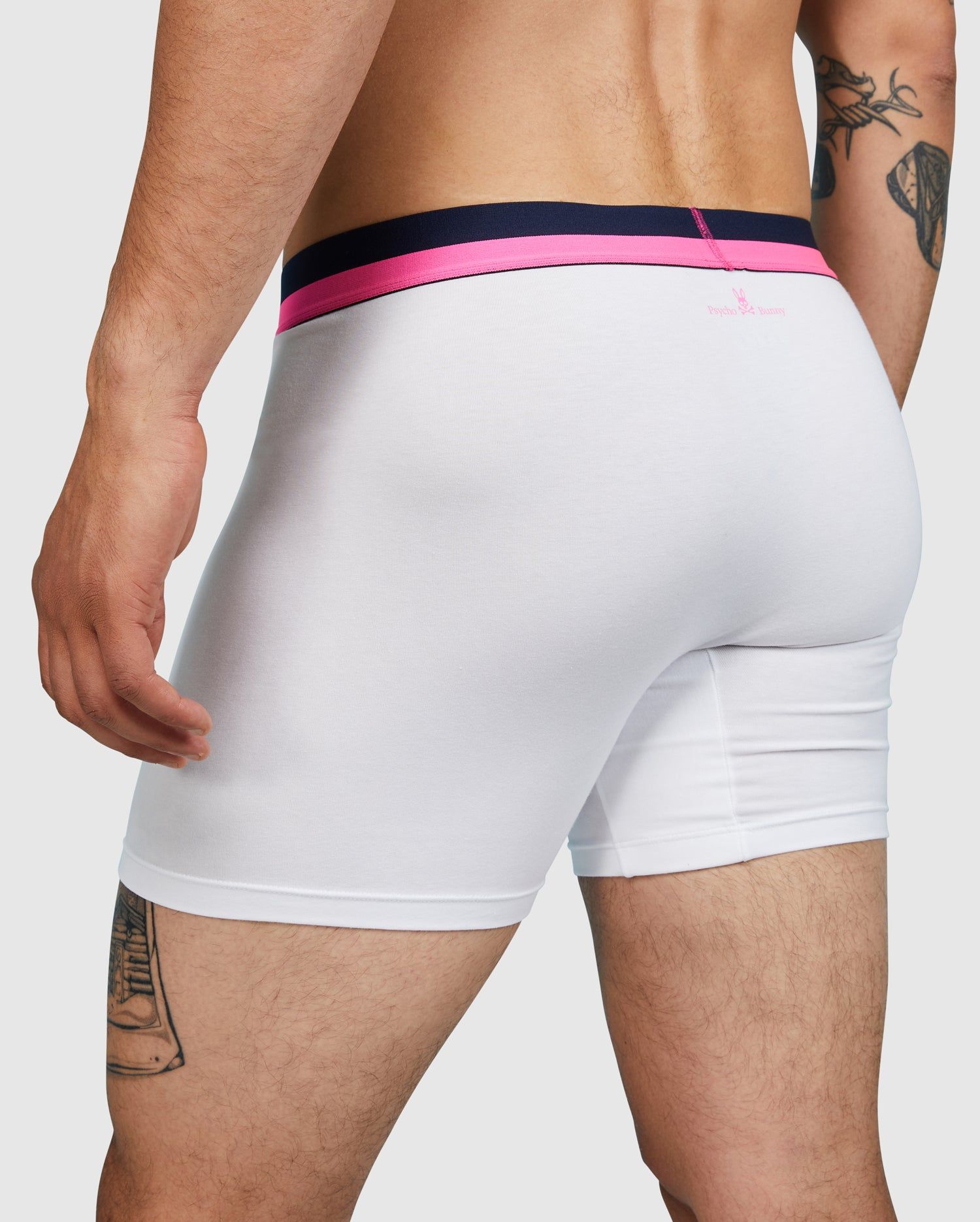 MENS 2 PACK KNIT BOXER BRIEFS - B6V201ARCM sold by Psycho Bunny product image thumbnail 4