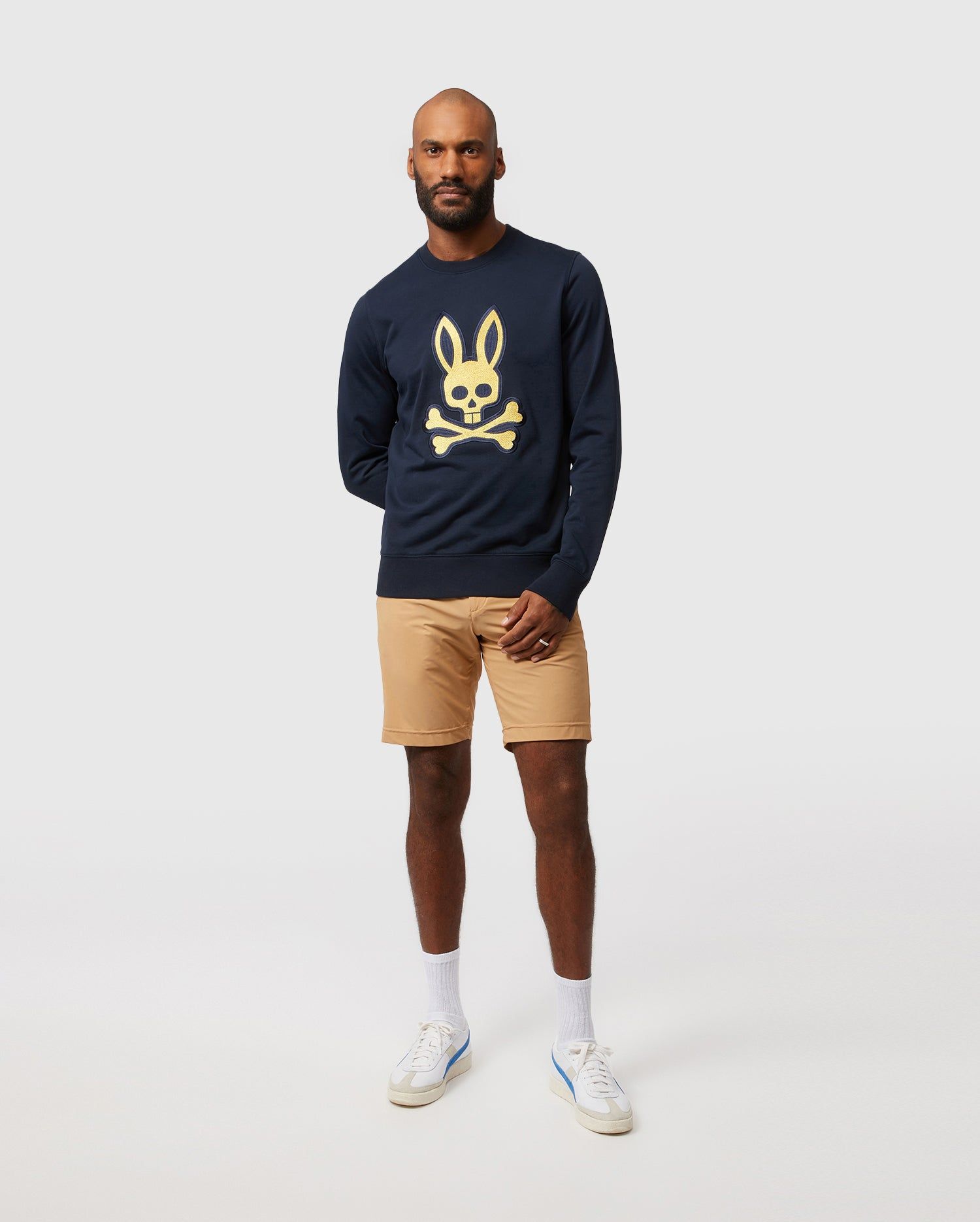 MENS COPA EMBROIDERED BUNNY SWEATSHIRT - B6S206W1FT sold by Psycho Bunny product image thumbnail 5