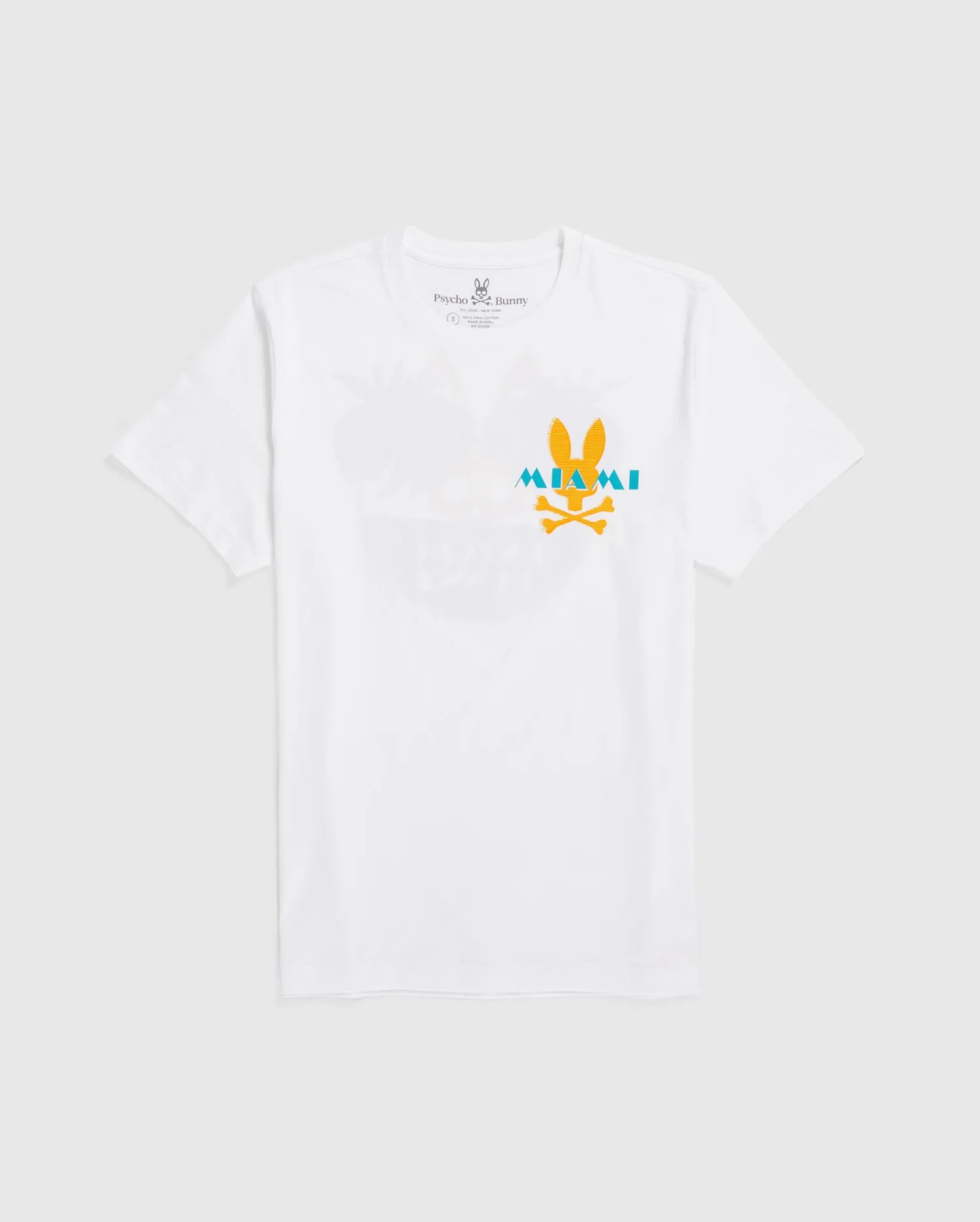 MENS MIAMI TEE - B6U550W1PC sold by Psycho Bunny product image thumbnail 2