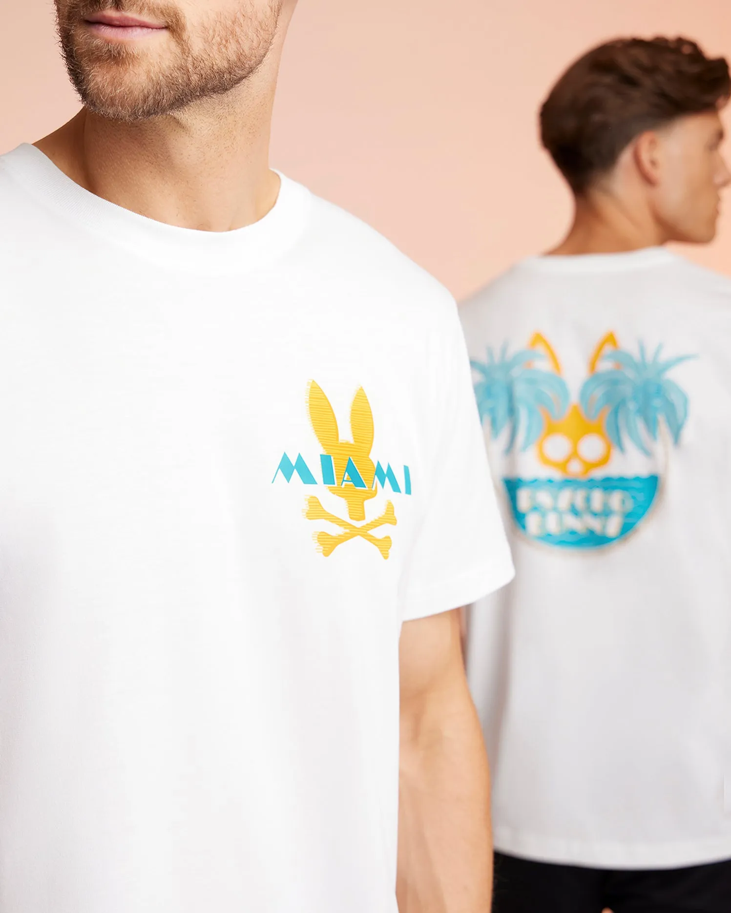MENS MIAMI TEE - B6U550W1PC sold by Psycho Bunny
