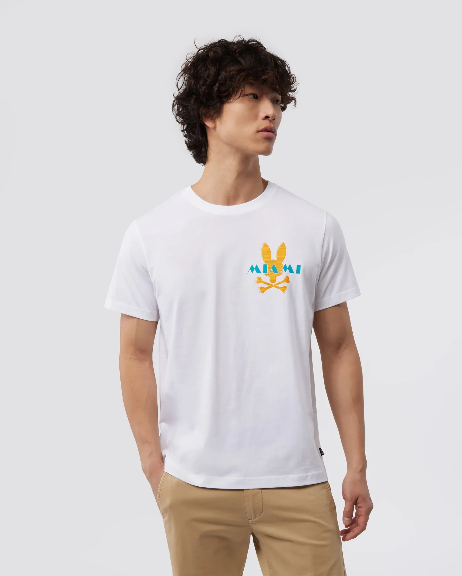 MENS MIAMI TEE - B6U550W1PC sold by Psycho Bunny product image thumbnail 4