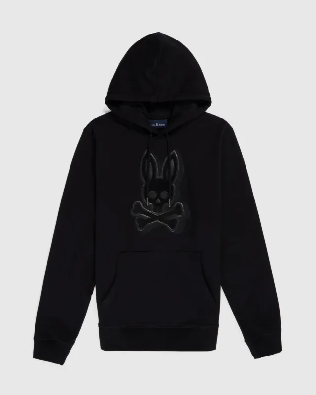 MENS WAYNE CHENILLE PATCH HOODIE - B6H564Z1FT sold by Psycho Bunny