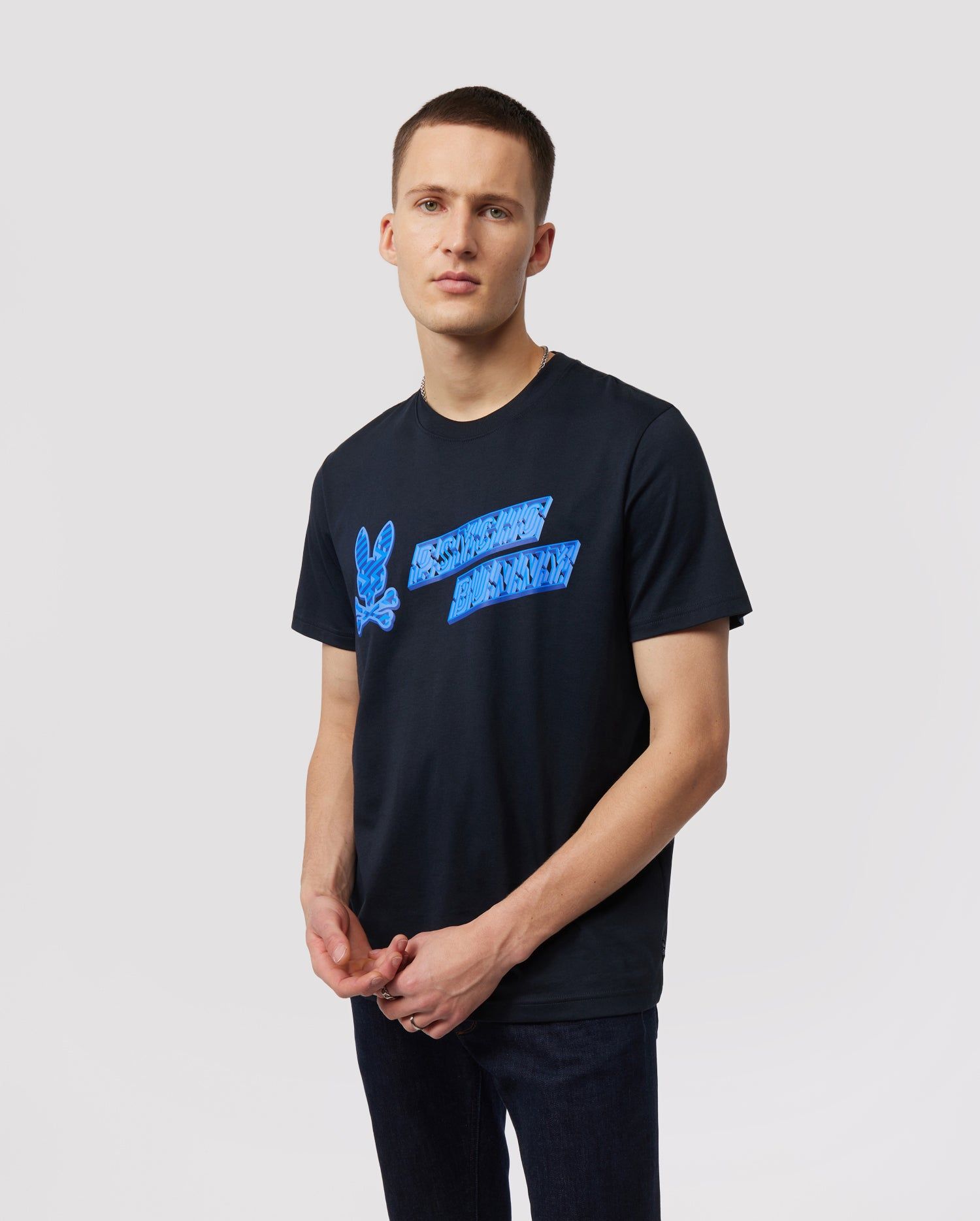 MENS PISANI LOGO GRAPHIC TEE - B6U751X1PC sold by Psycho Bunny