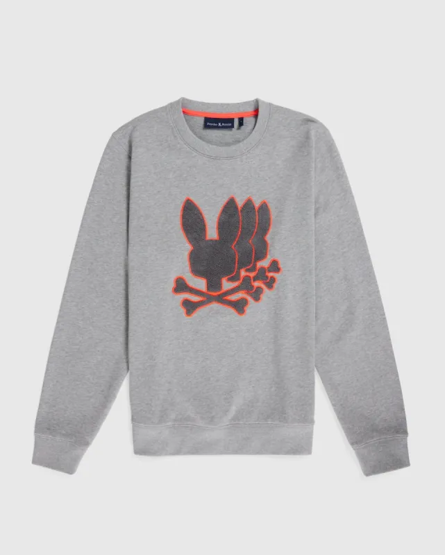 MENS SACRAMENTO CREW SWEATSHIRT - B6S629A2FT sold by Psycho Bunny